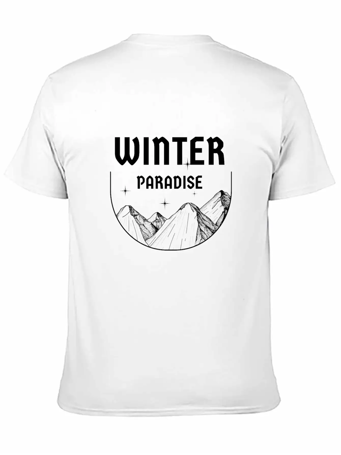 Winter Paradis Classic Fit Graphic Tee For Daily Comfort – Unisex Cotton Shirt