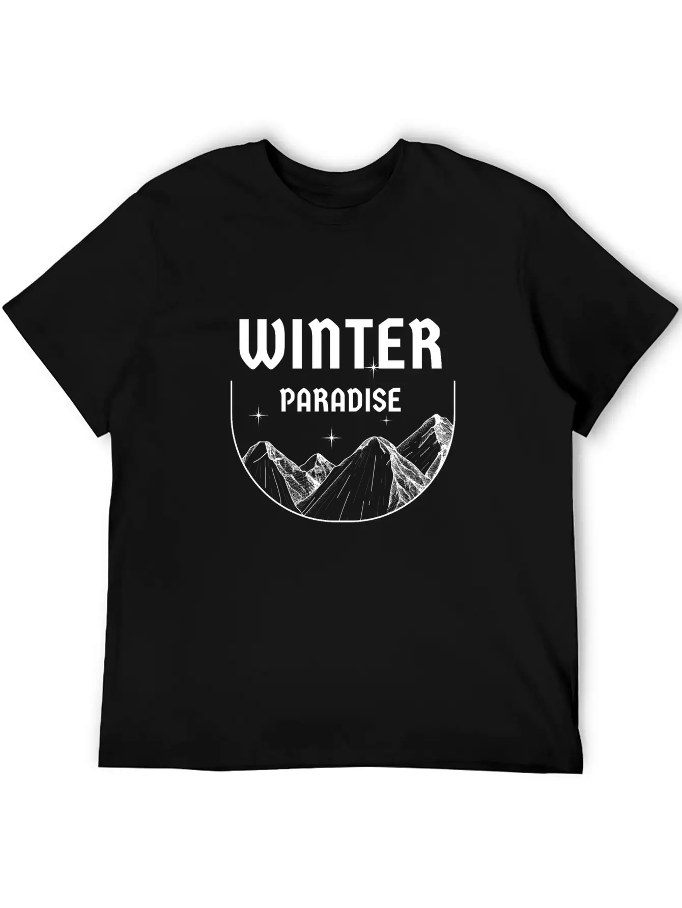 Winter Paradis Classic Fit Graphic Tee For Daily Comfort – Unisex Cotton Shirt