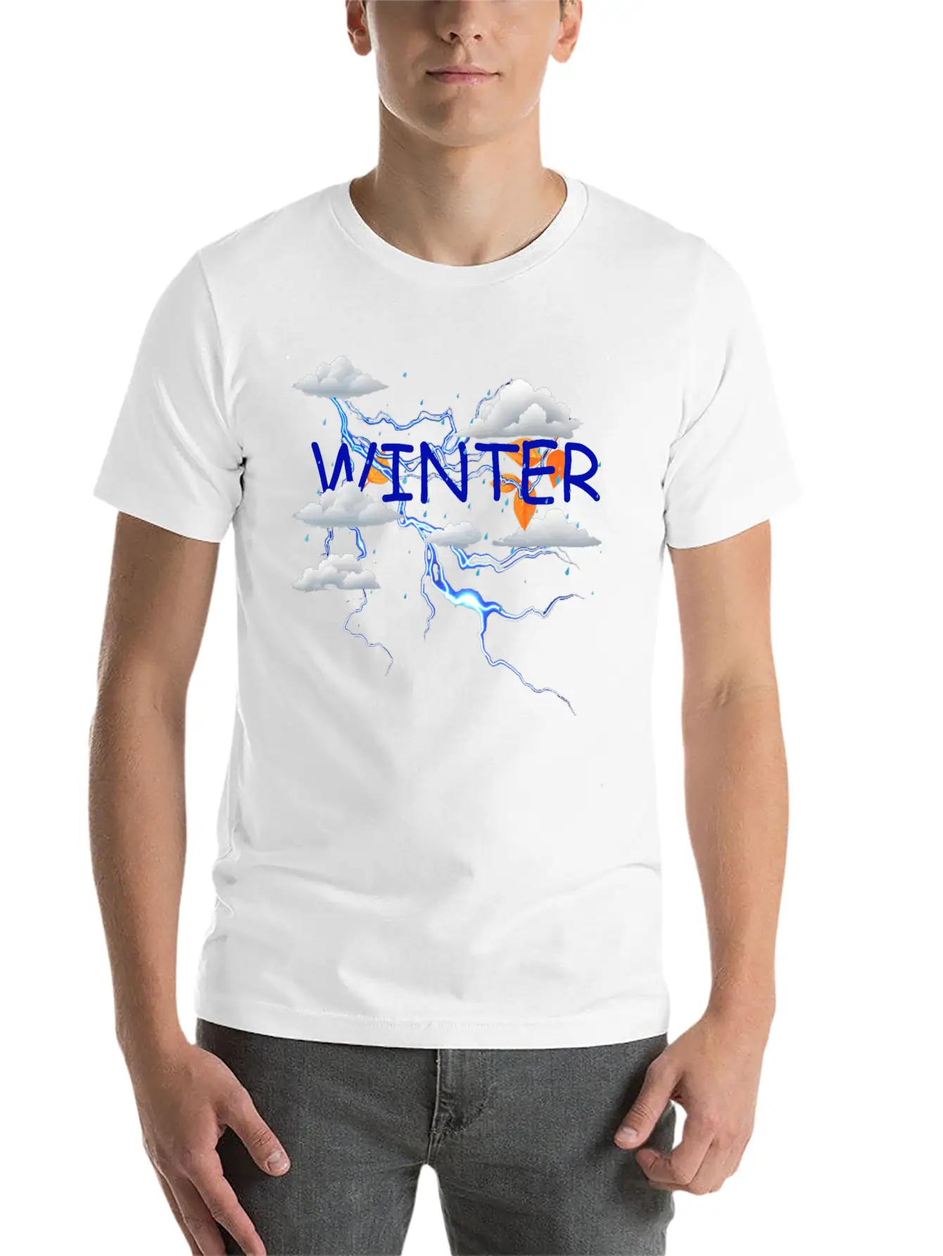 Winter Soft Cotton Short Sleeve Tee – Unisex Wardrobe Staple