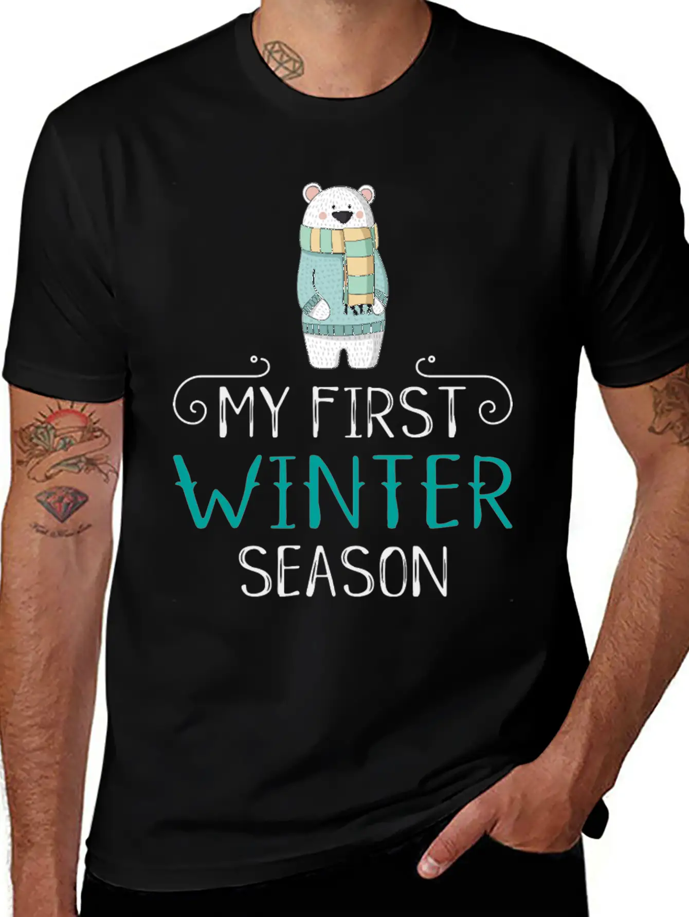 Winter Unisex Casual T-Shirt – Clean Design For Daily Comfort