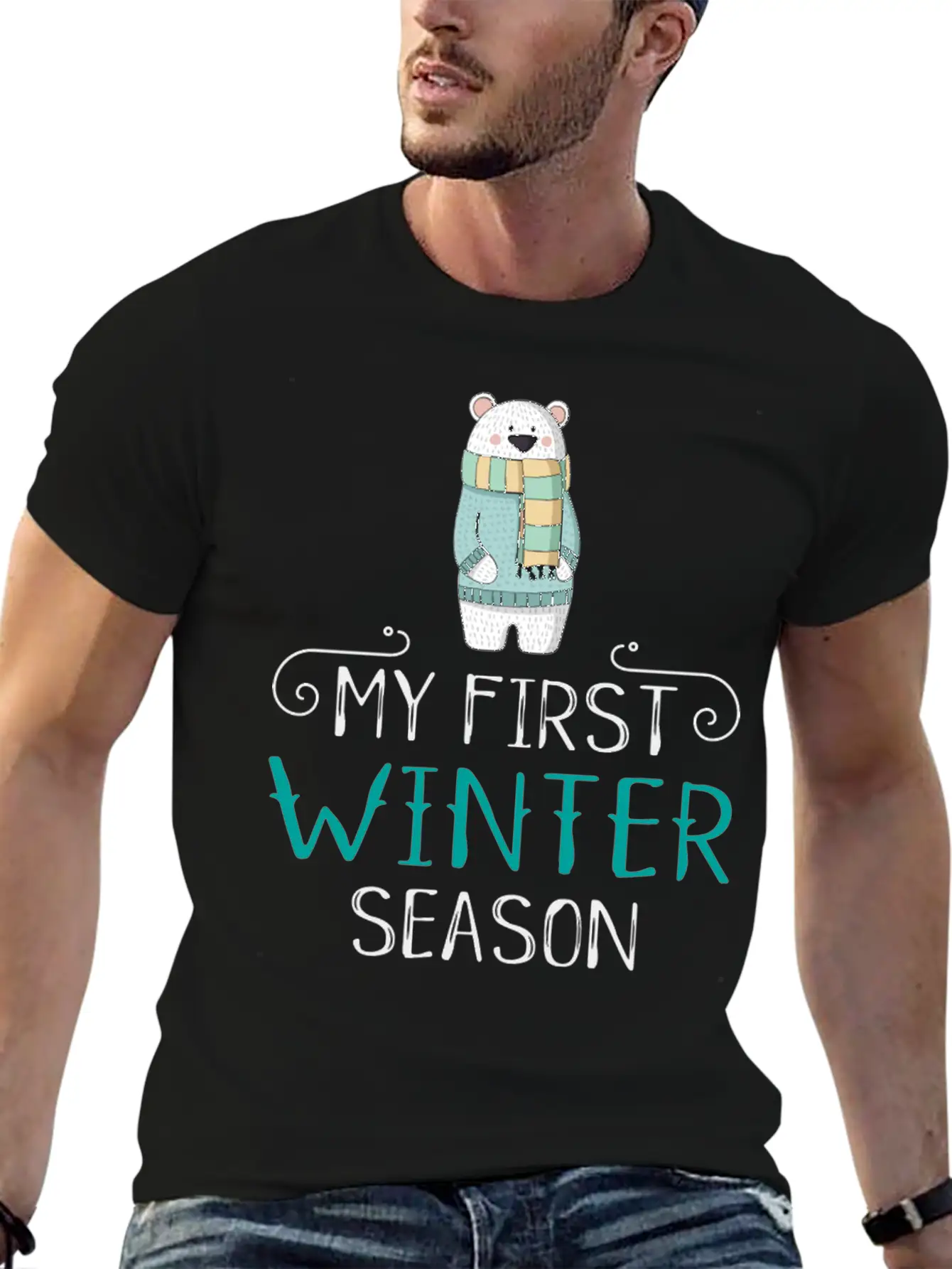 Winter Unisex Casual T-Shirt – Clean Design For Daily Comfort