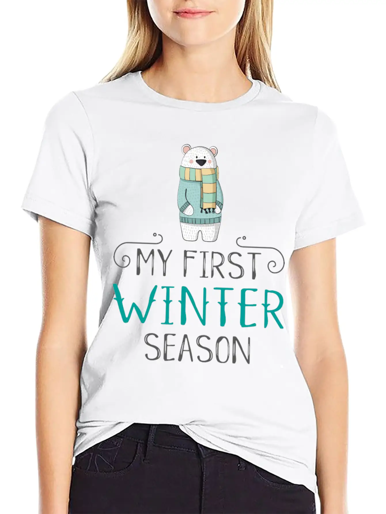 Winter Unisex Casual T-Shirt – Clean Design For Daily Comfort