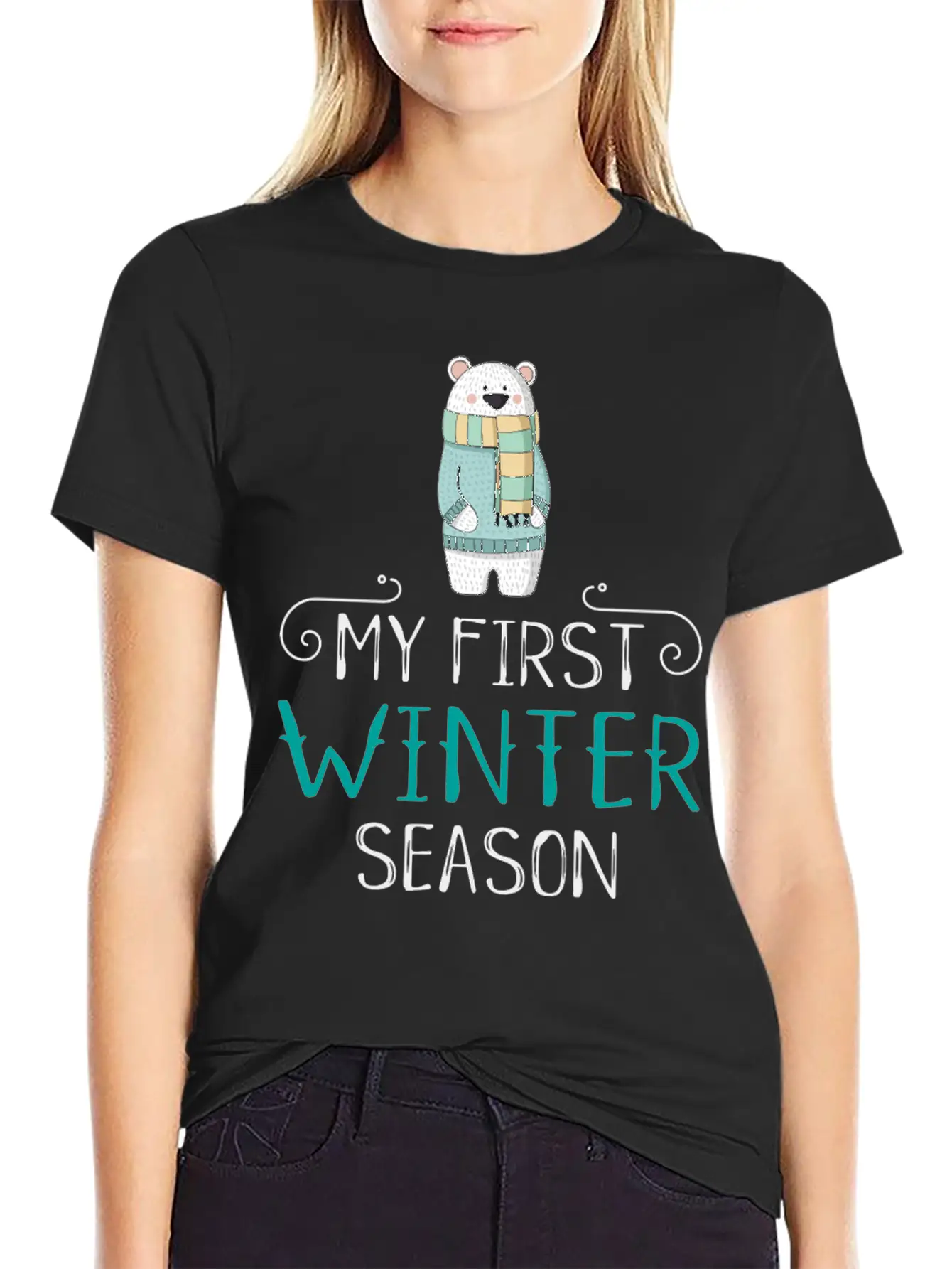 Winter Unisex Casual T-Shirt – Clean Design For Daily Comfort