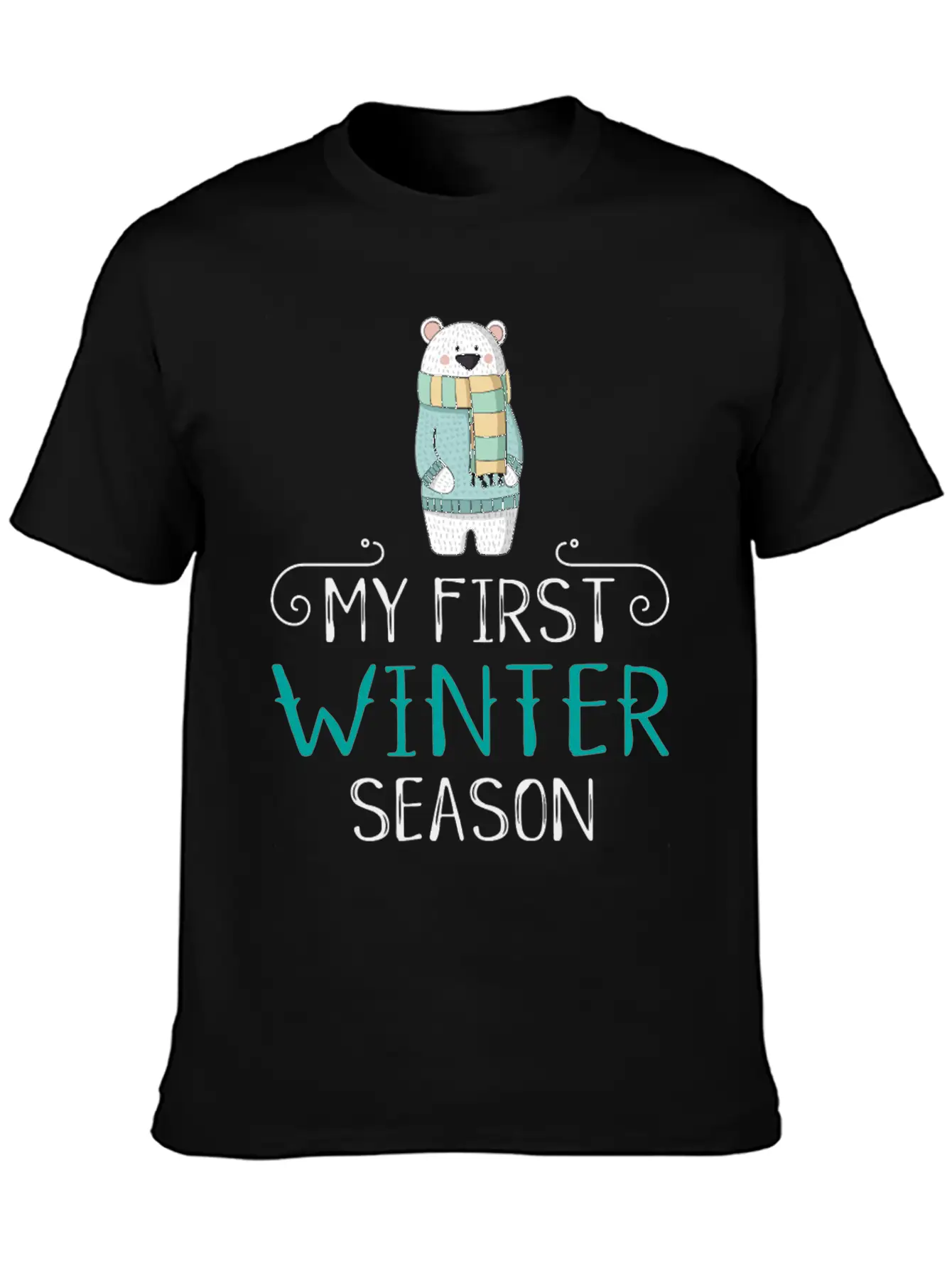 Winter Unisex Casual T-Shirt – Clean Design For Daily Comfort