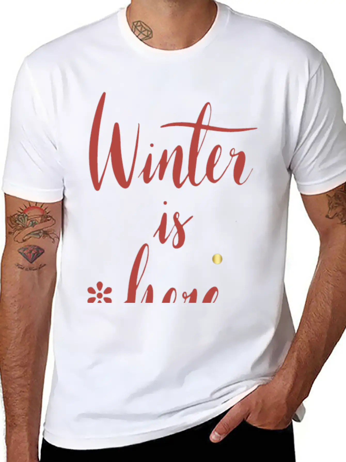 Winter Weather Soft Cotton Short Sleeve Tee – Unisex Wardrobe Staple