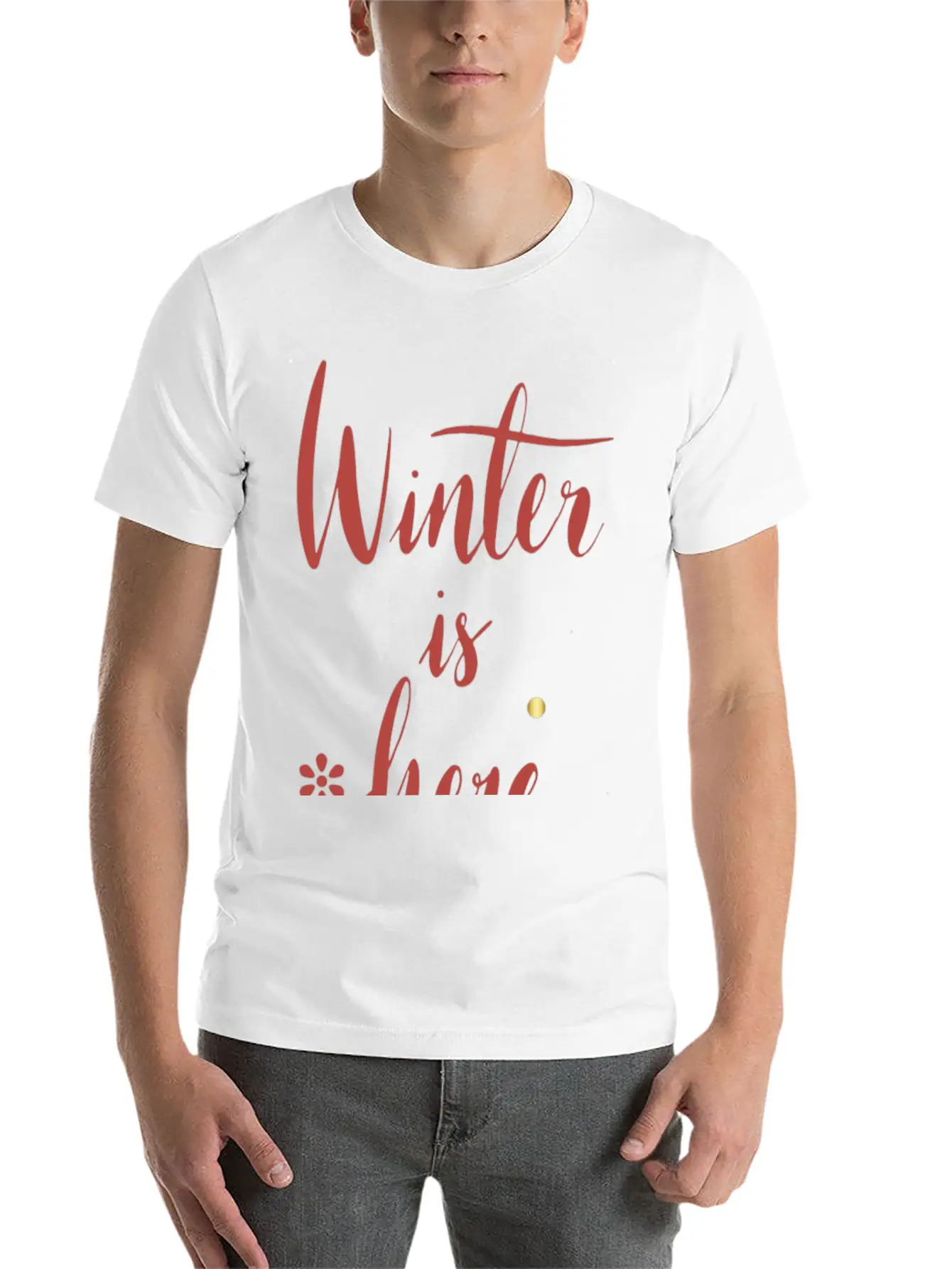 Winter Weather Soft Cotton Short Sleeve Tee – Unisex Wardrobe Staple