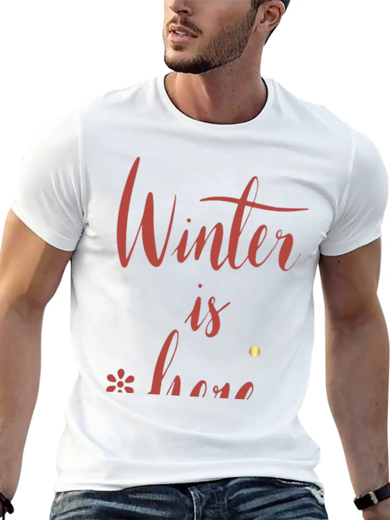 Winter Weather Soft Cotton Short Sleeve Tee – Unisex Wardrobe Staple