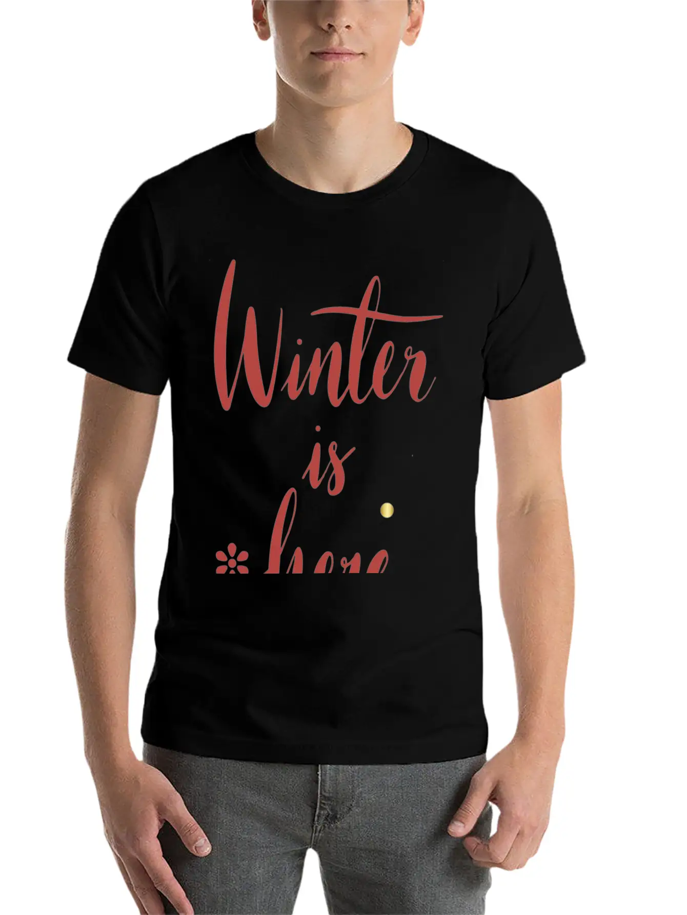 Winter Weather Soft Cotton Short Sleeve Tee – Unisex Wardrobe Staple