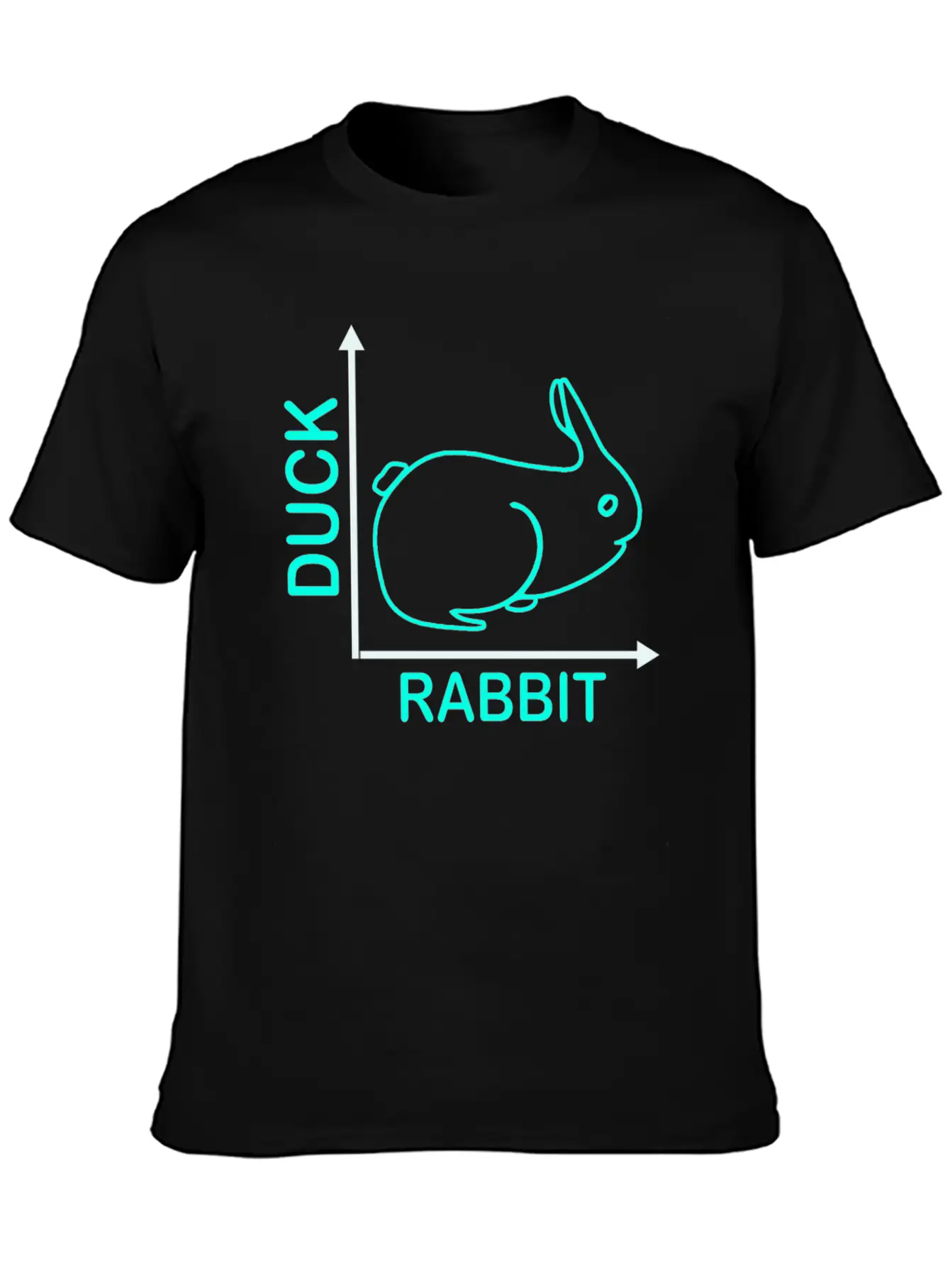 Wittgensteins Rabbit Duck Illusion Modern Fit Casual T-Shirt – Clean And Versatile Design