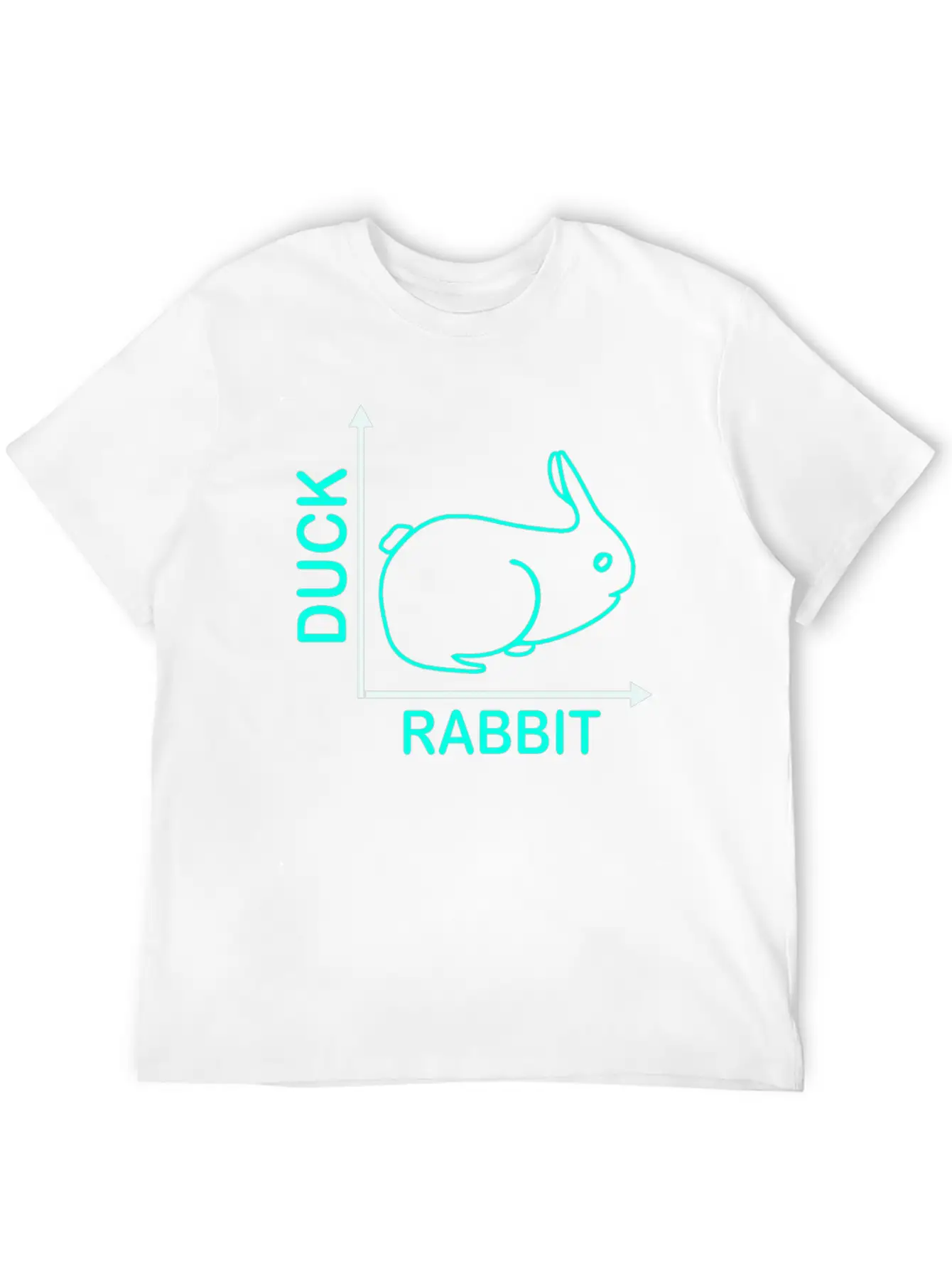 Wittgensteins Rabbit Duck Illusion Modern Fit Casual T-Shirt – Clean And Versatile Design