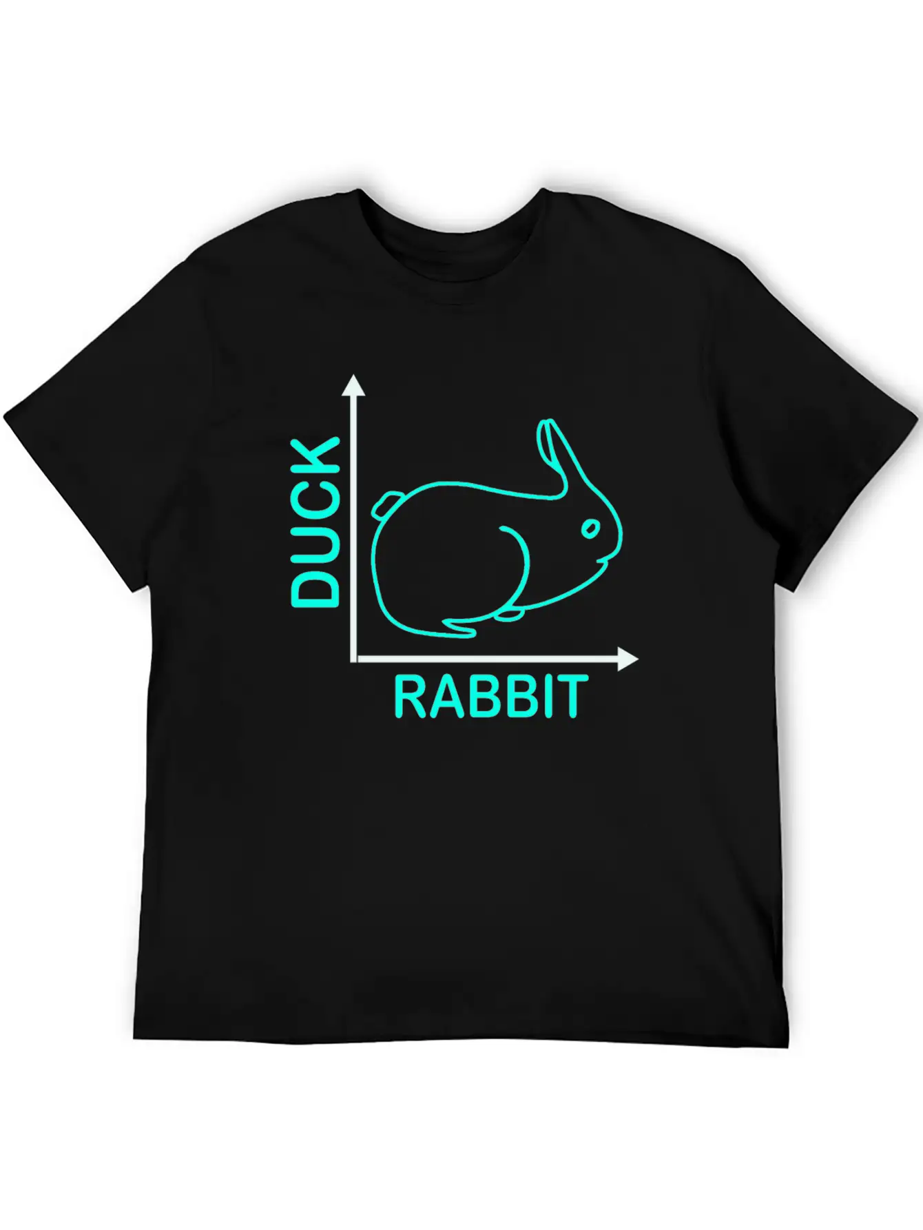 Wittgensteins Rabbit Duck Illusion Modern Fit Casual T-Shirt – Clean And Versatile Design
