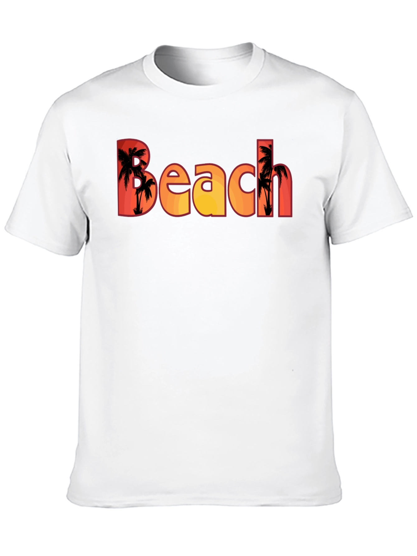 Beach Sunset Palm Tree T-Shirt