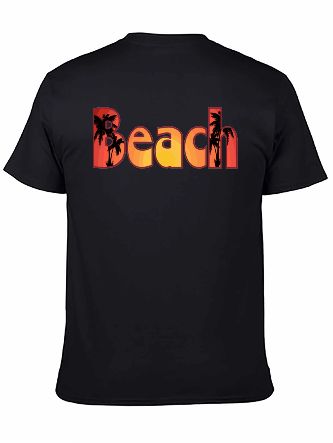 Beach Sunset Palm Tree T-Shirt