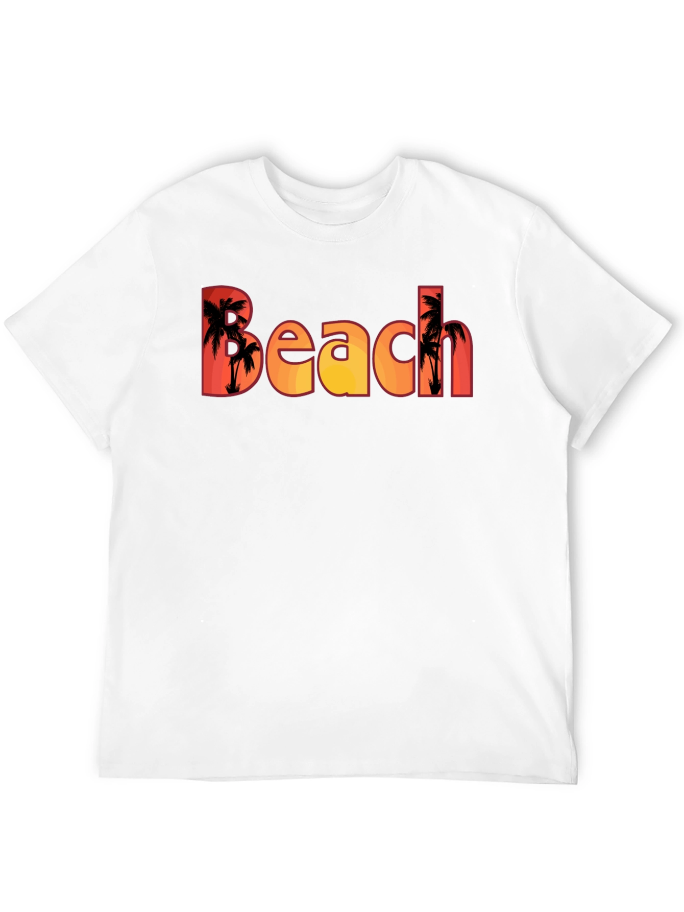 Beach Sunset Palm Tree T-Shirt