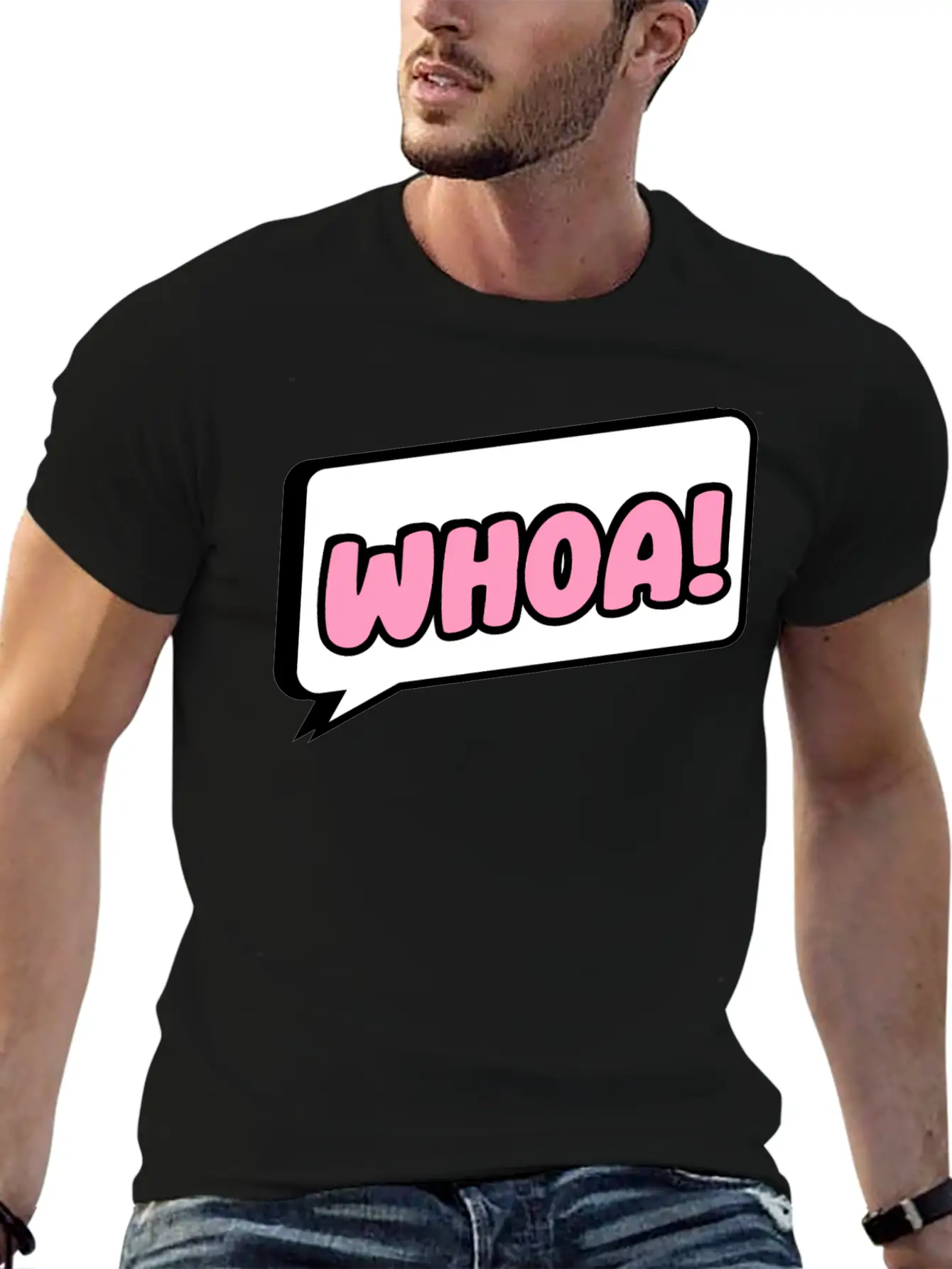 Woah Surprise Essential Cotton Tee For Daily Outfits – Unisex Style