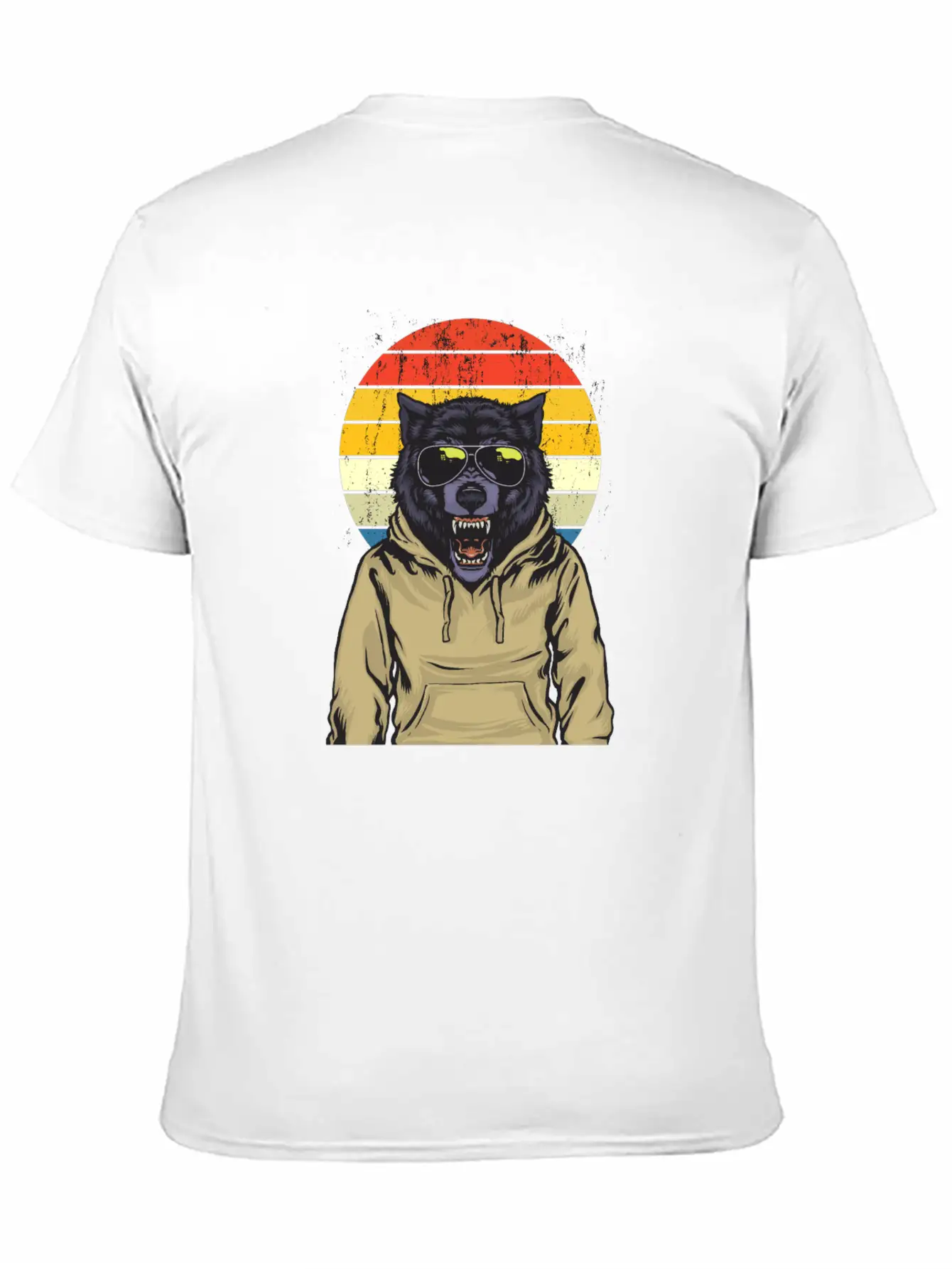 Wolf Animal Style Modern Fit Casual T-Shirt – Clean And Versatile Design