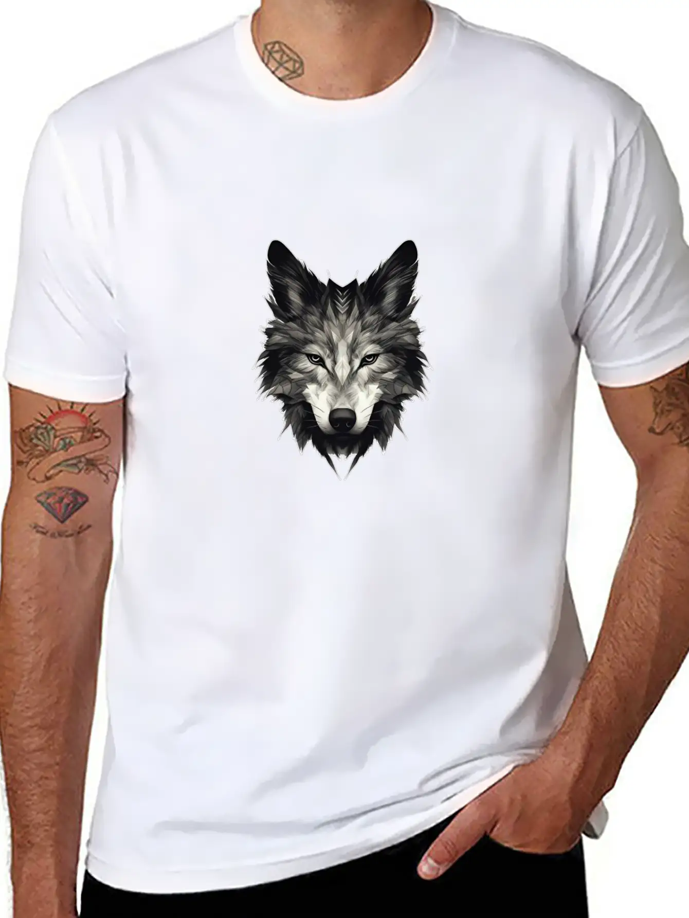 Wolf Böser Wolf Unisex Casual T-Shirt – Clean Design For Daily Comfort