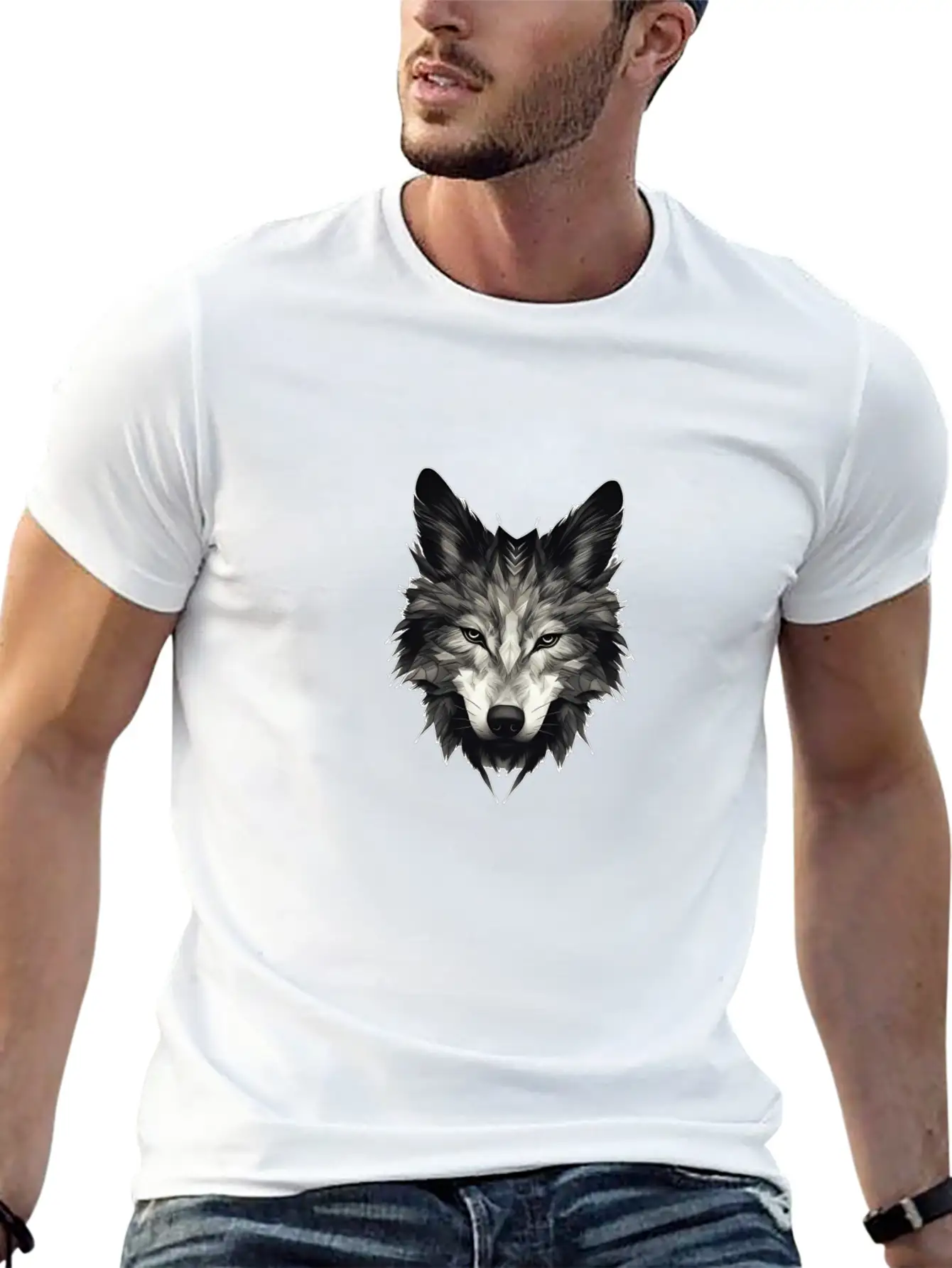 Wolf Böser Wolf Unisex Casual T-Shirt – Clean Design For Daily Comfort