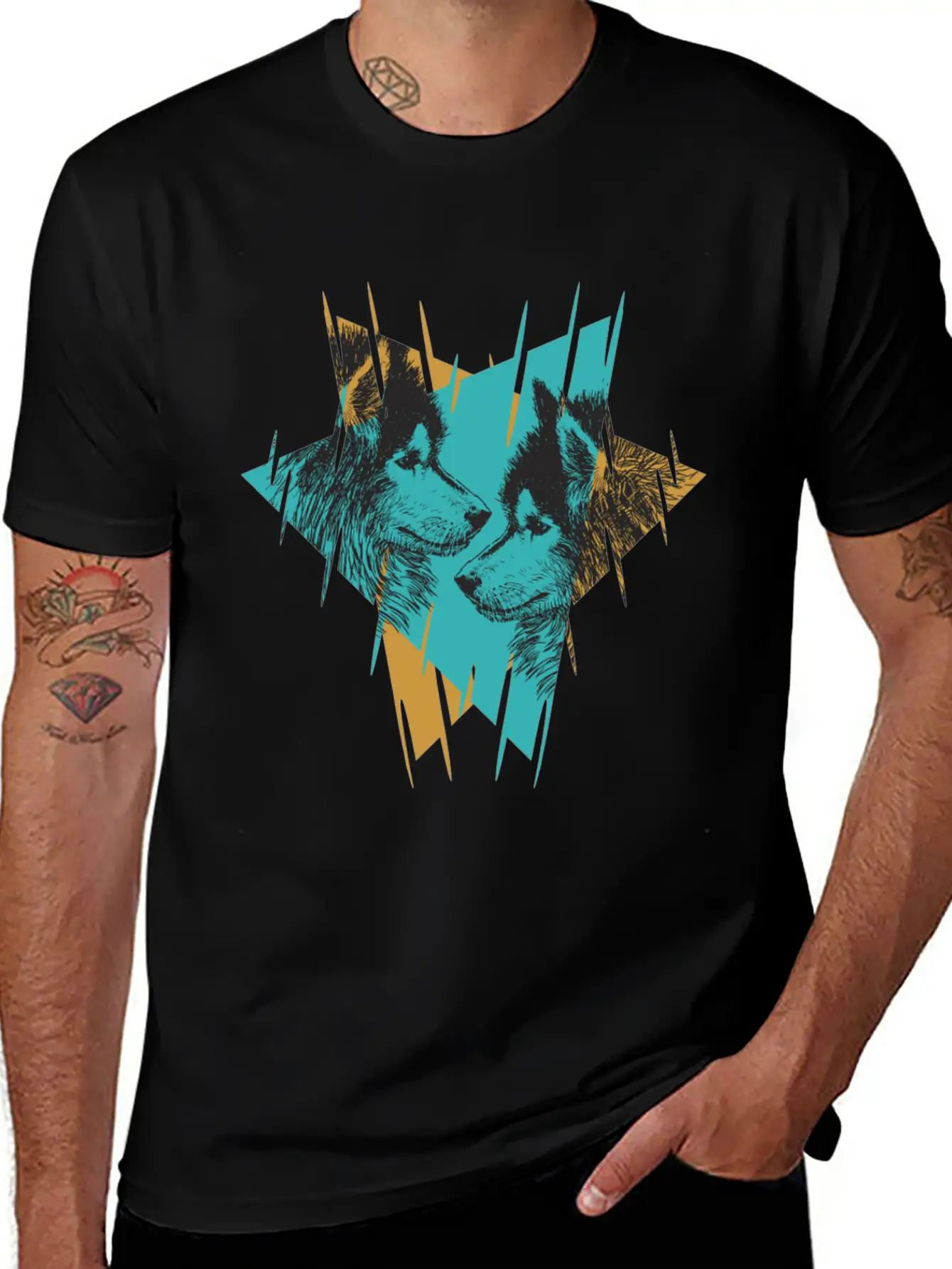 Wolf Brothers Classic Fit Graphic Tee For Daily Comfort – Unisex Cotton Shirt