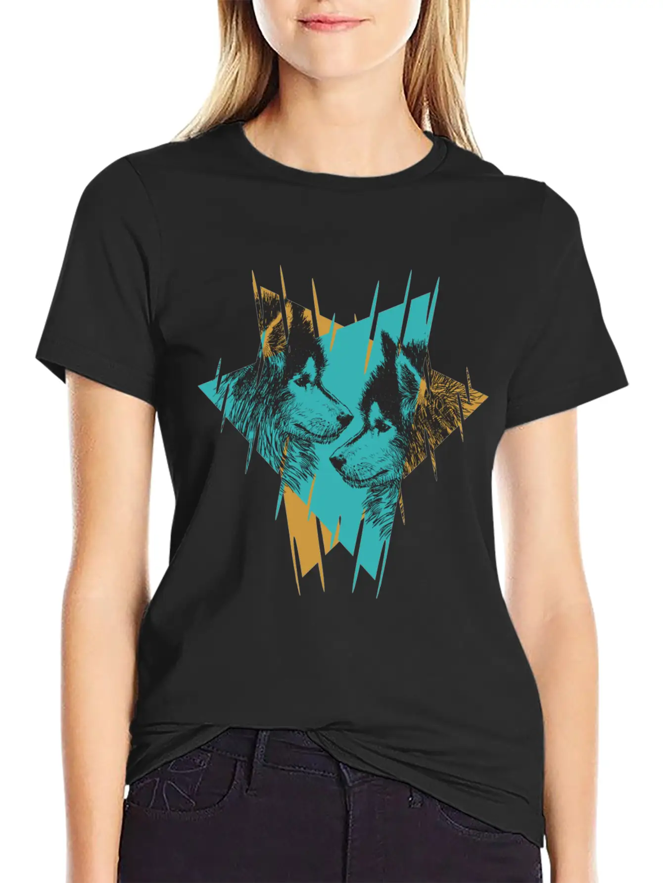 Wolf Brothers Classic Fit Graphic Tee For Daily Comfort – Unisex Cotton Shirt