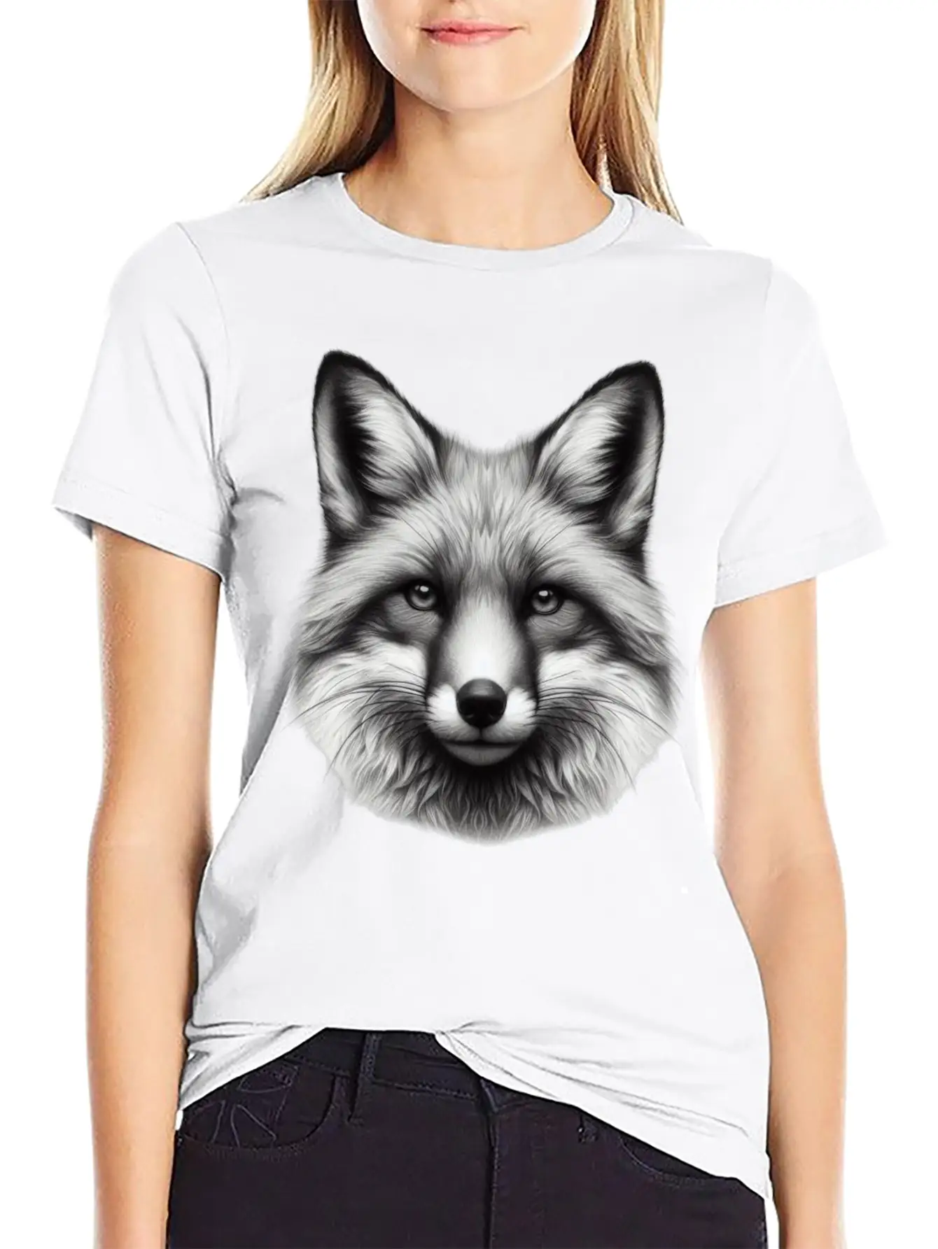Wolf Classic Fit Graphic Tee For Daily Comfort – Unisex Cotton Shirt