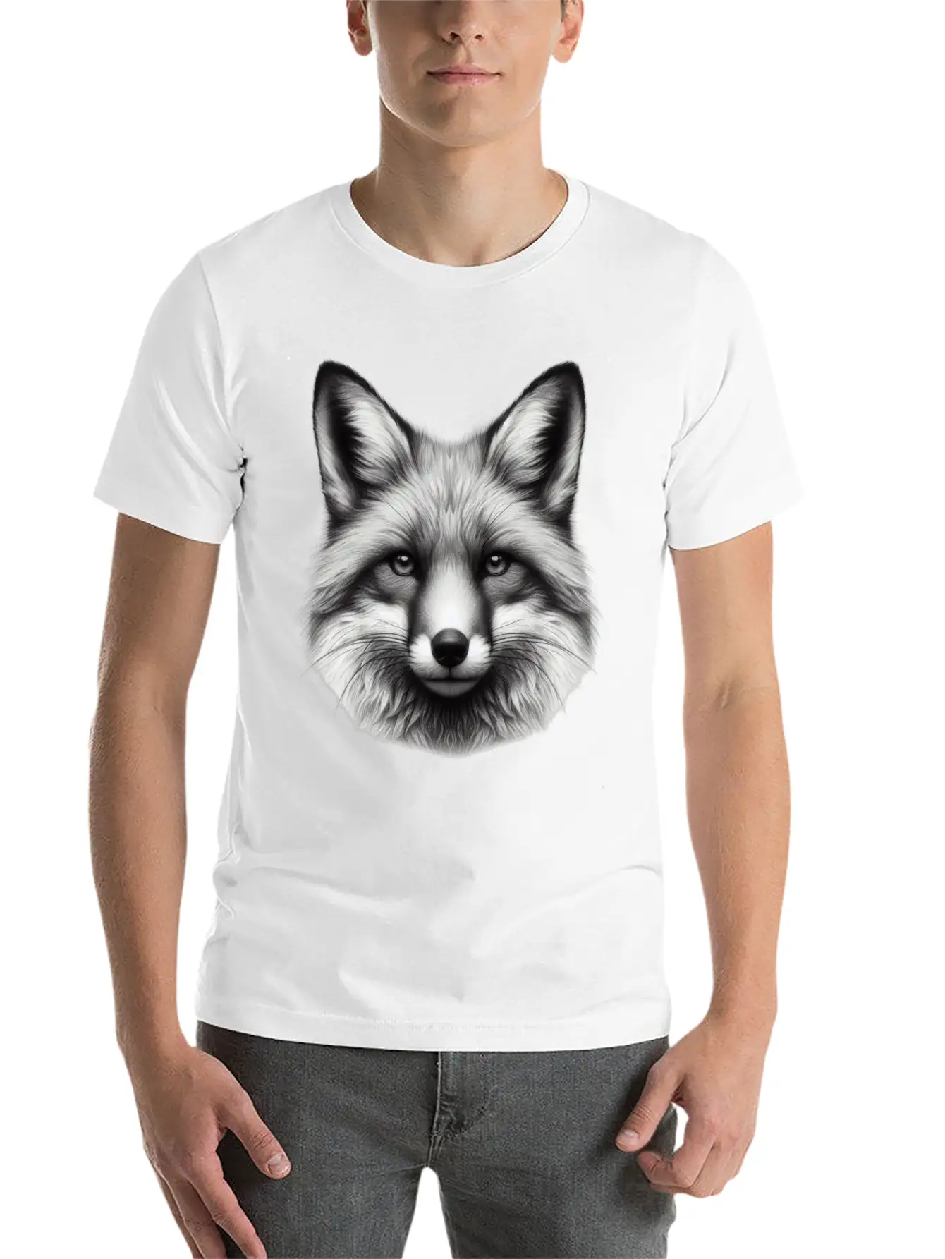 Wolf Classic Fit Graphic Tee For Daily Comfort – Unisex Cotton Shirt