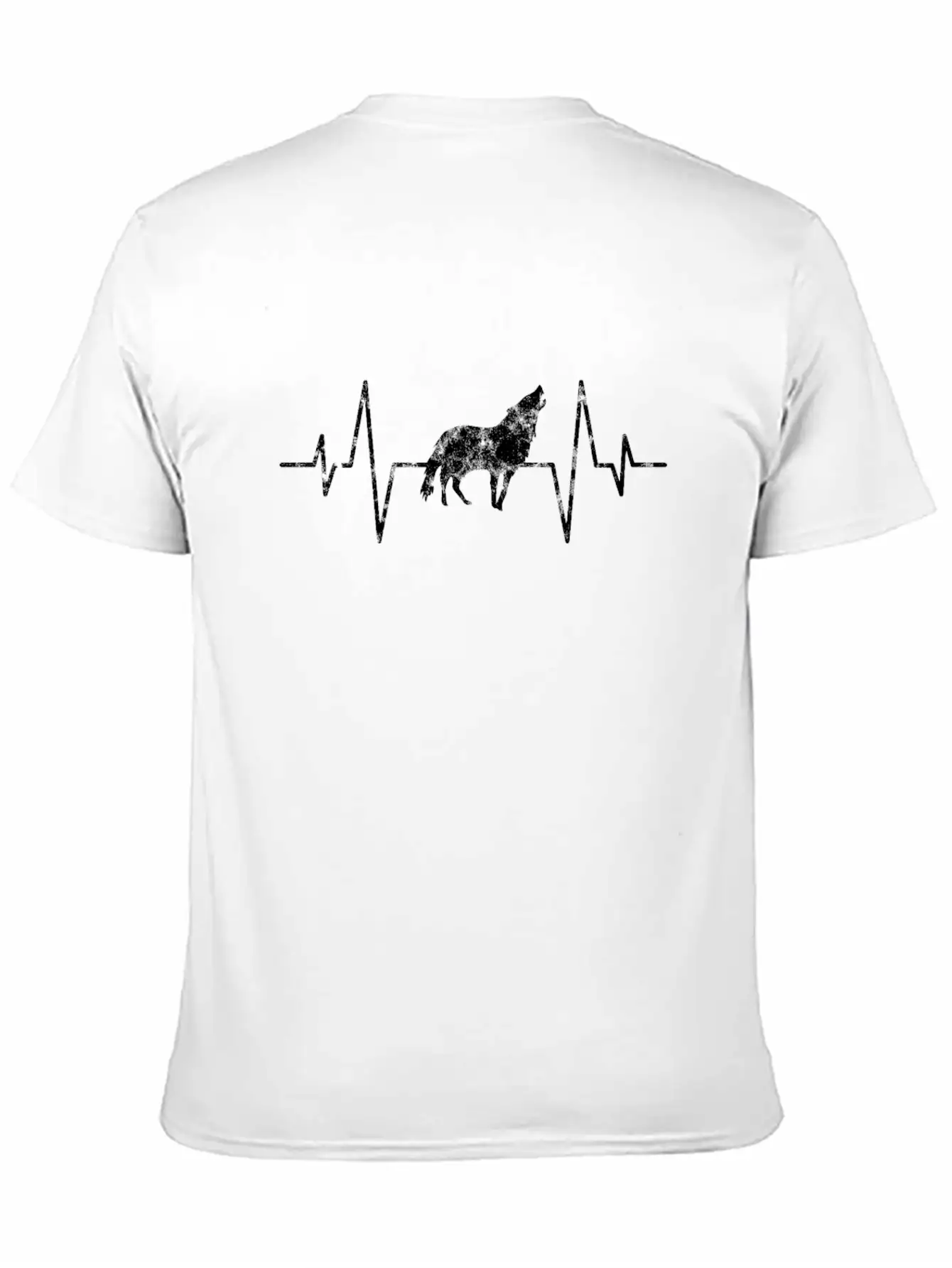 Wolf Heartbeat Basic Graphic T-Shirt – Daily Comfort In Soft Cotton
