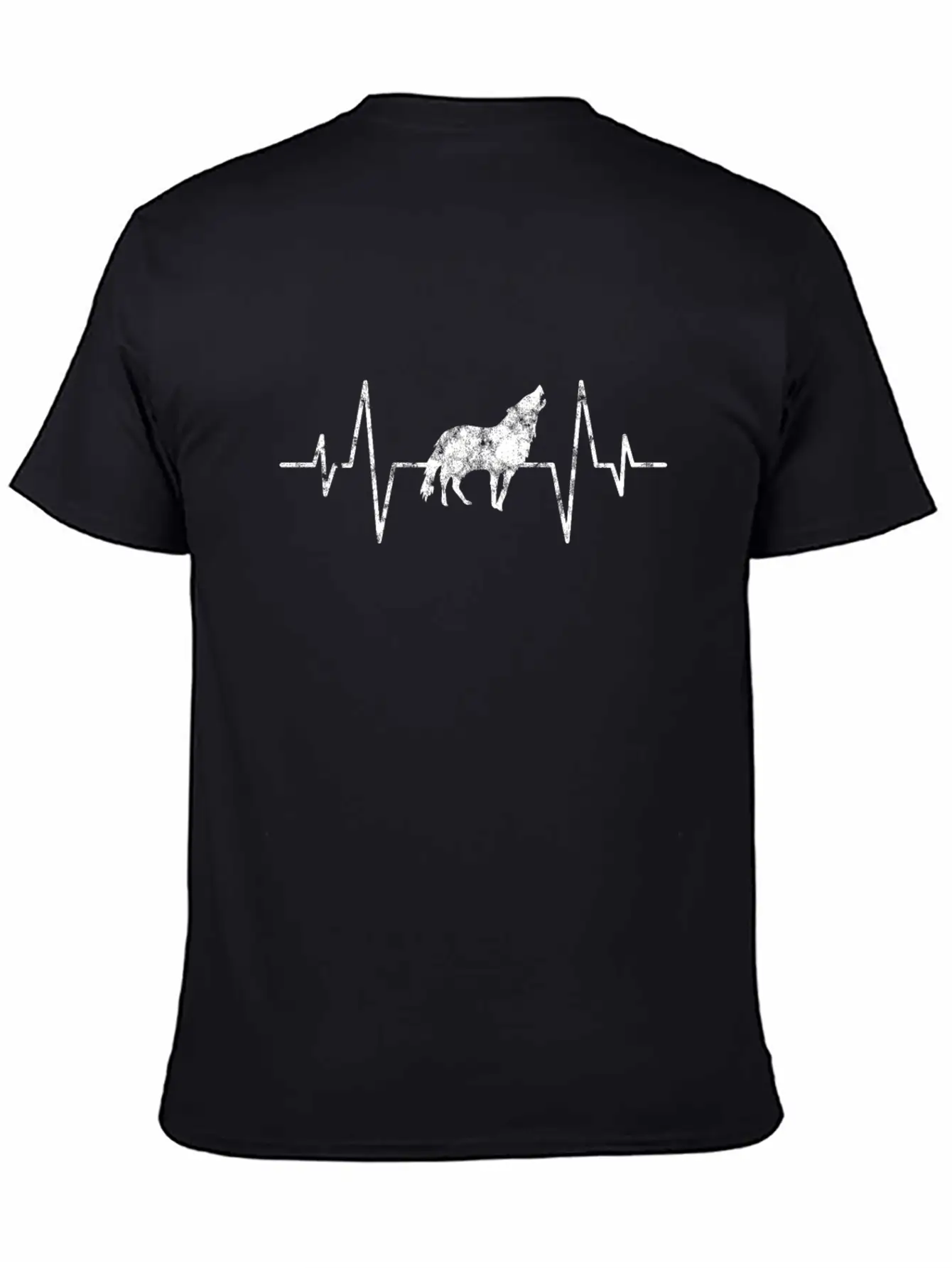 Wolf Heartbeat Basic Graphic T-Shirt – Daily Comfort In Soft Cotton