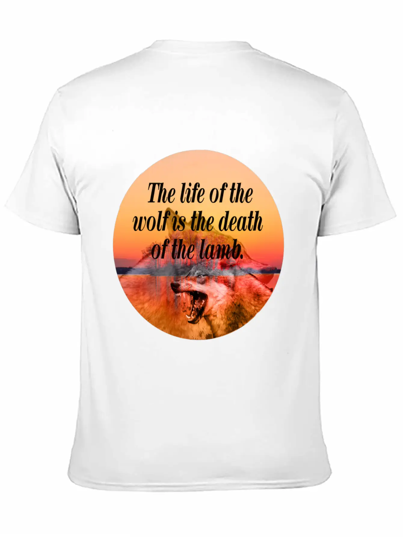 Wolf Life Basic Graphic T-Shirt – Daily Comfort In Soft Cotton