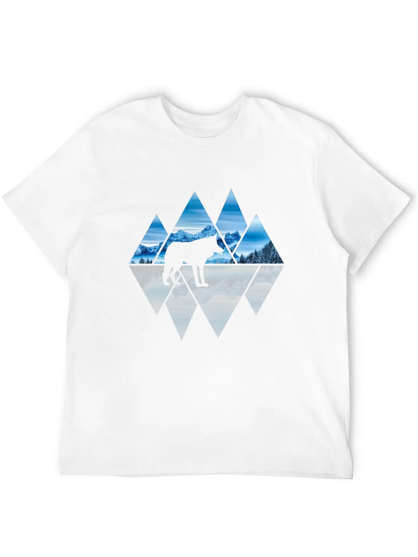 Wolf Mountains Nature Lover Ice Soft Cotton Short Sleeve Tee – Unisex Wardrobe Staple