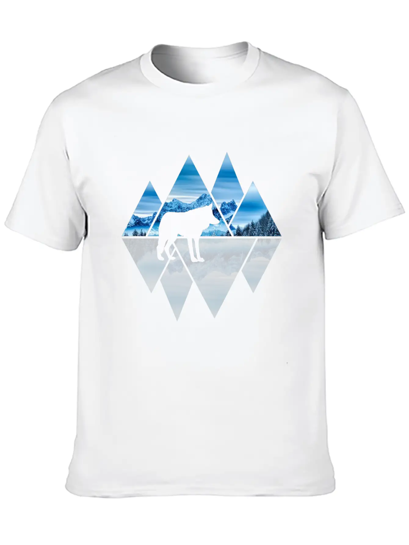 Wolf Mountains Nature Lover Ice Soft Cotton Short Sleeve Tee – Unisex Wardrobe Staple