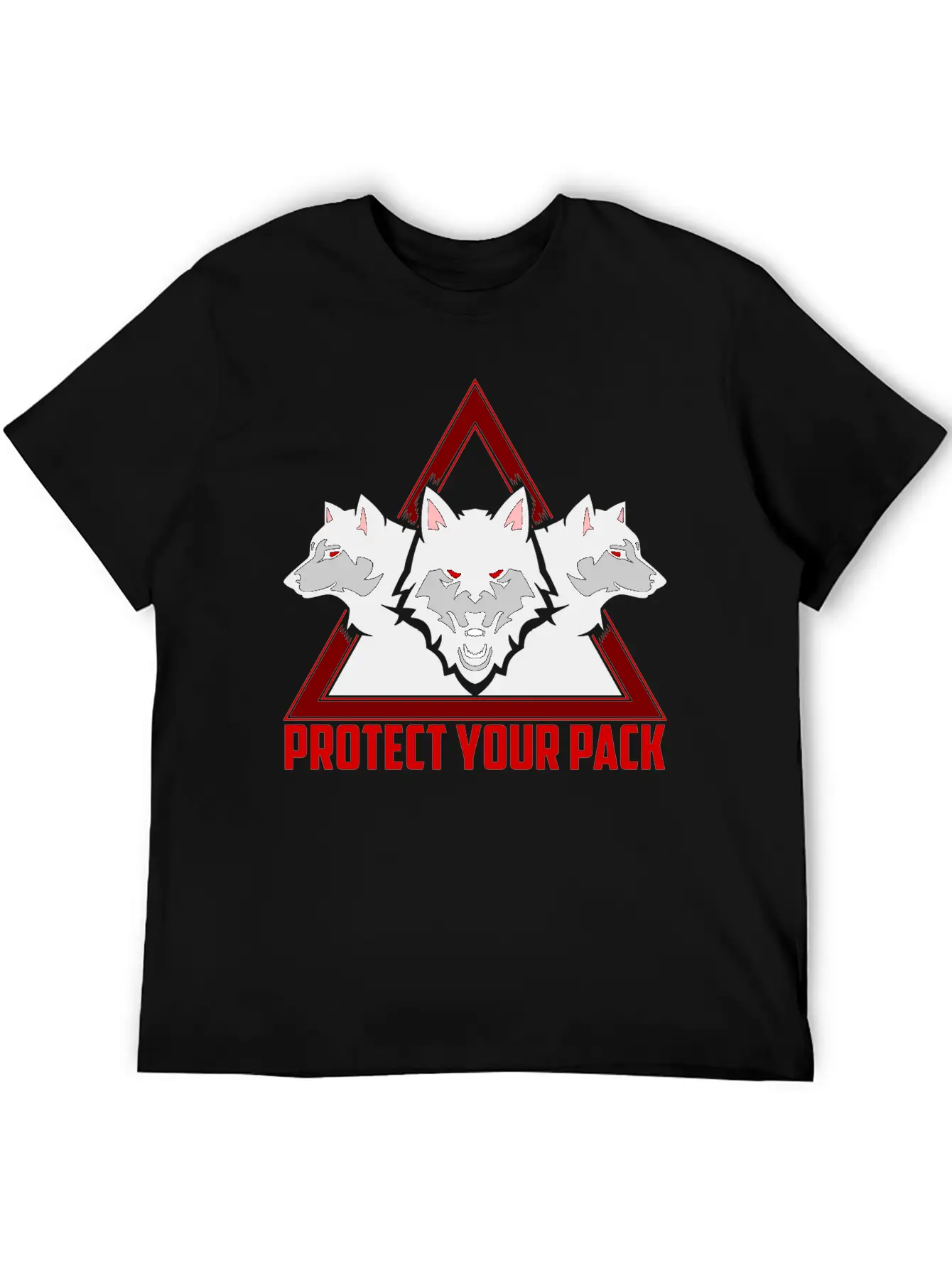 Wolf Pack Unisex Casual T-Shirt – Clean Design For Daily Comfort