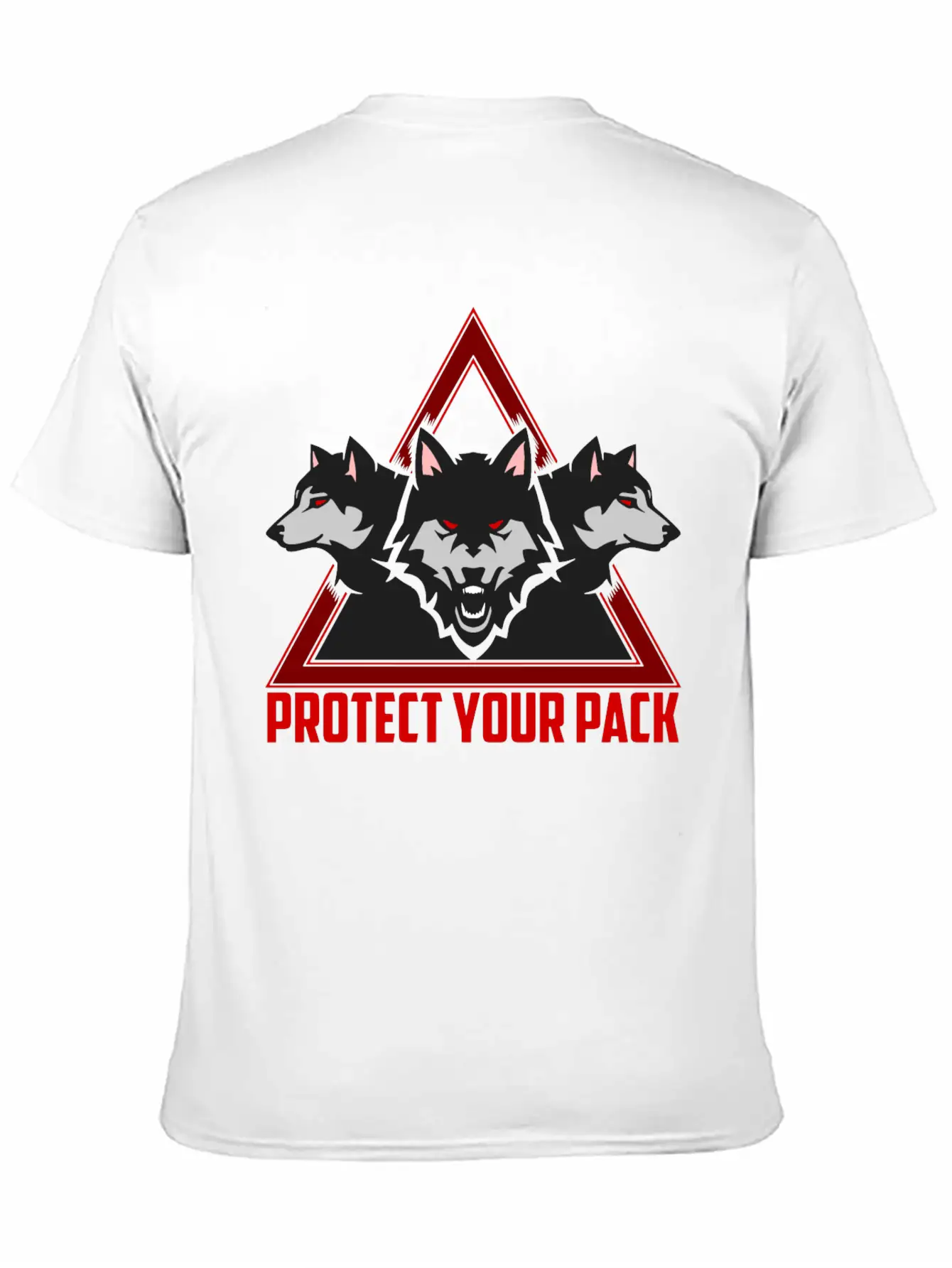 Wolf Pack Unisex Casual T-Shirt – Clean Design For Daily Comfort