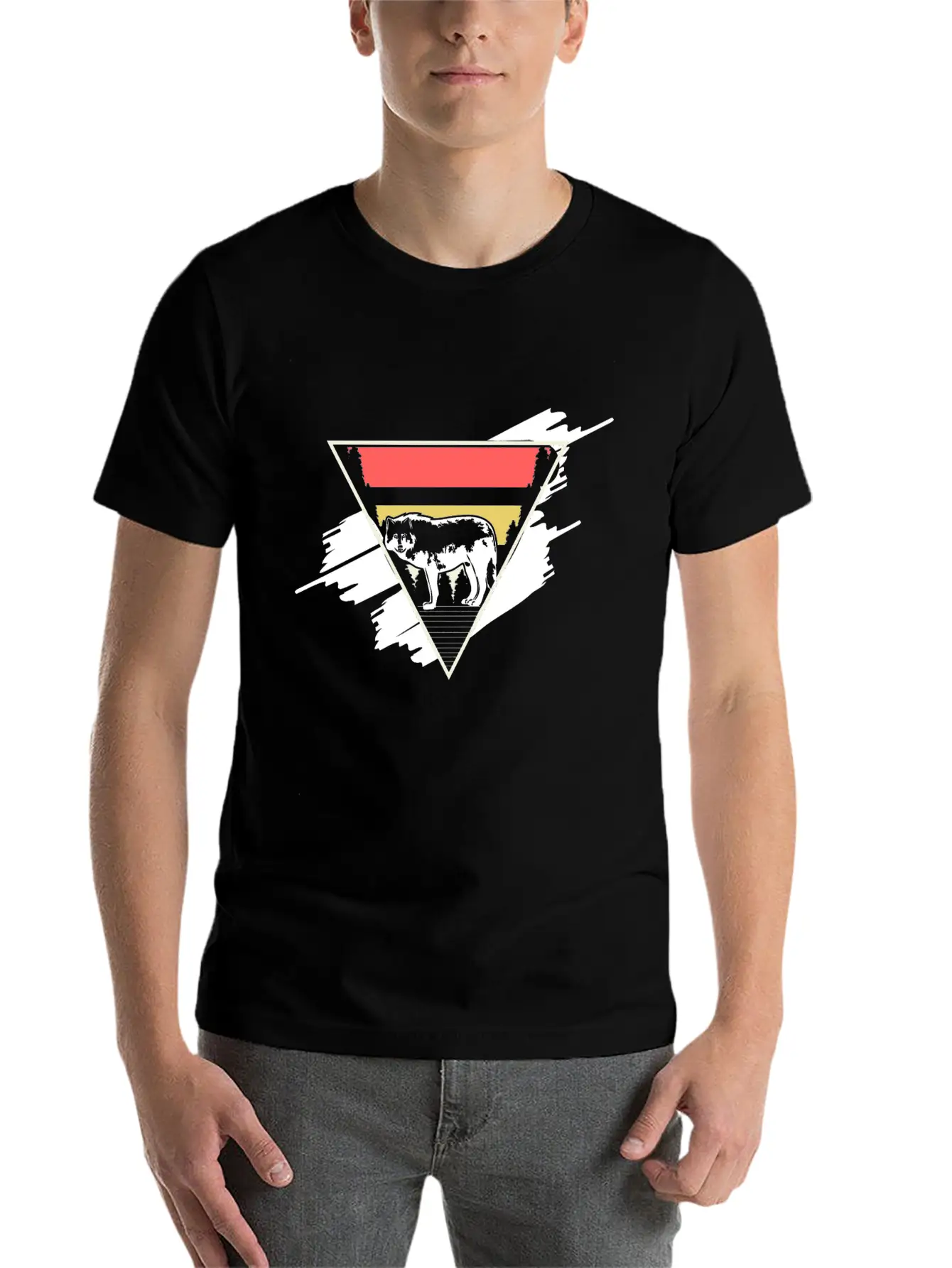Wolf Pack Wild Animal Gift Soft Cotton Short Sleeve Tee – Unisex Wardrobe Staple