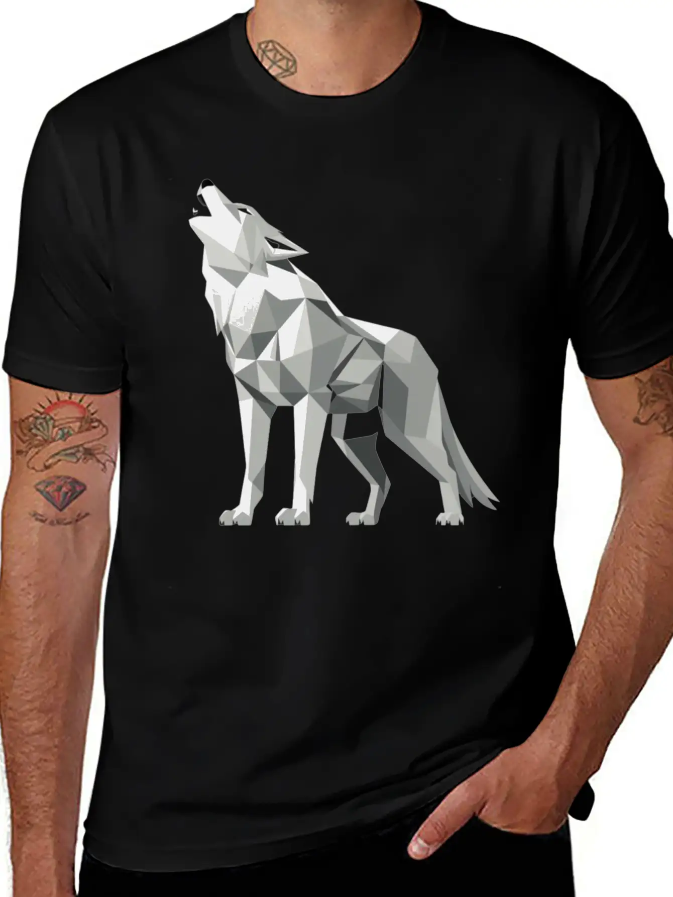 Wolf Shirt For Halloween Relaxed Everyday Tee – Lightweight And Durable Cotton