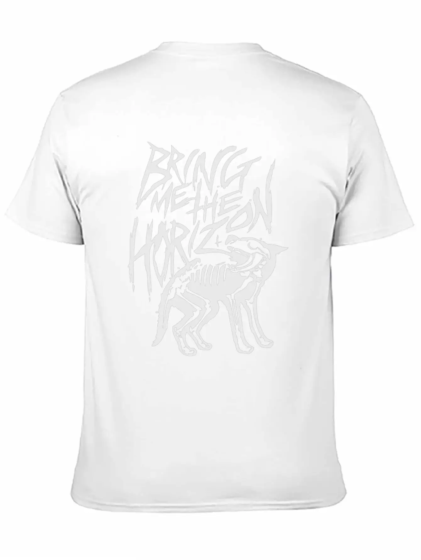 Wolf Skull Lightweight Cotton T-Shirt – Daily Comfort Graphic Shirt
