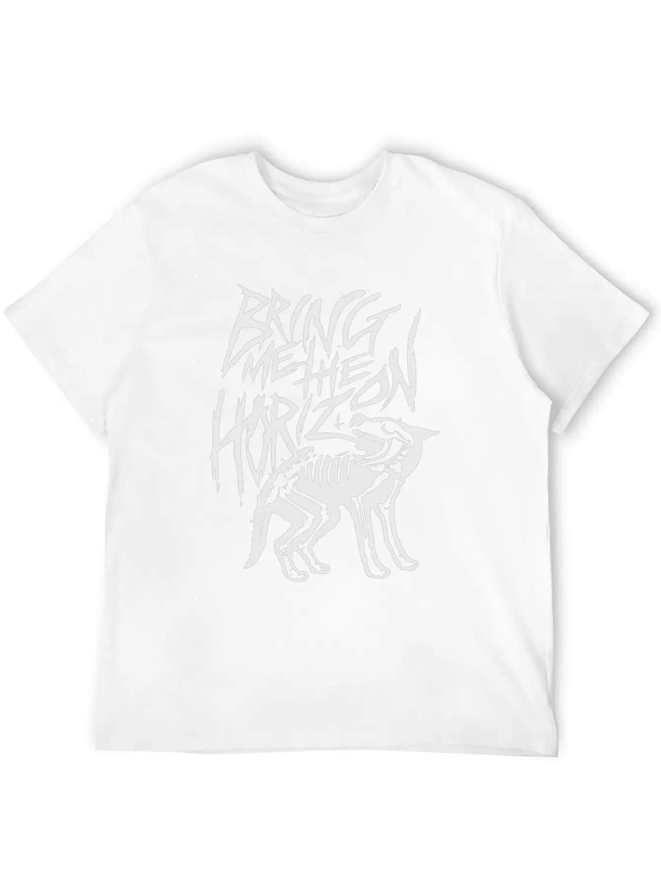 Wolf Skull Lightweight Cotton T-Shirt – Daily Comfort Graphic Shirt