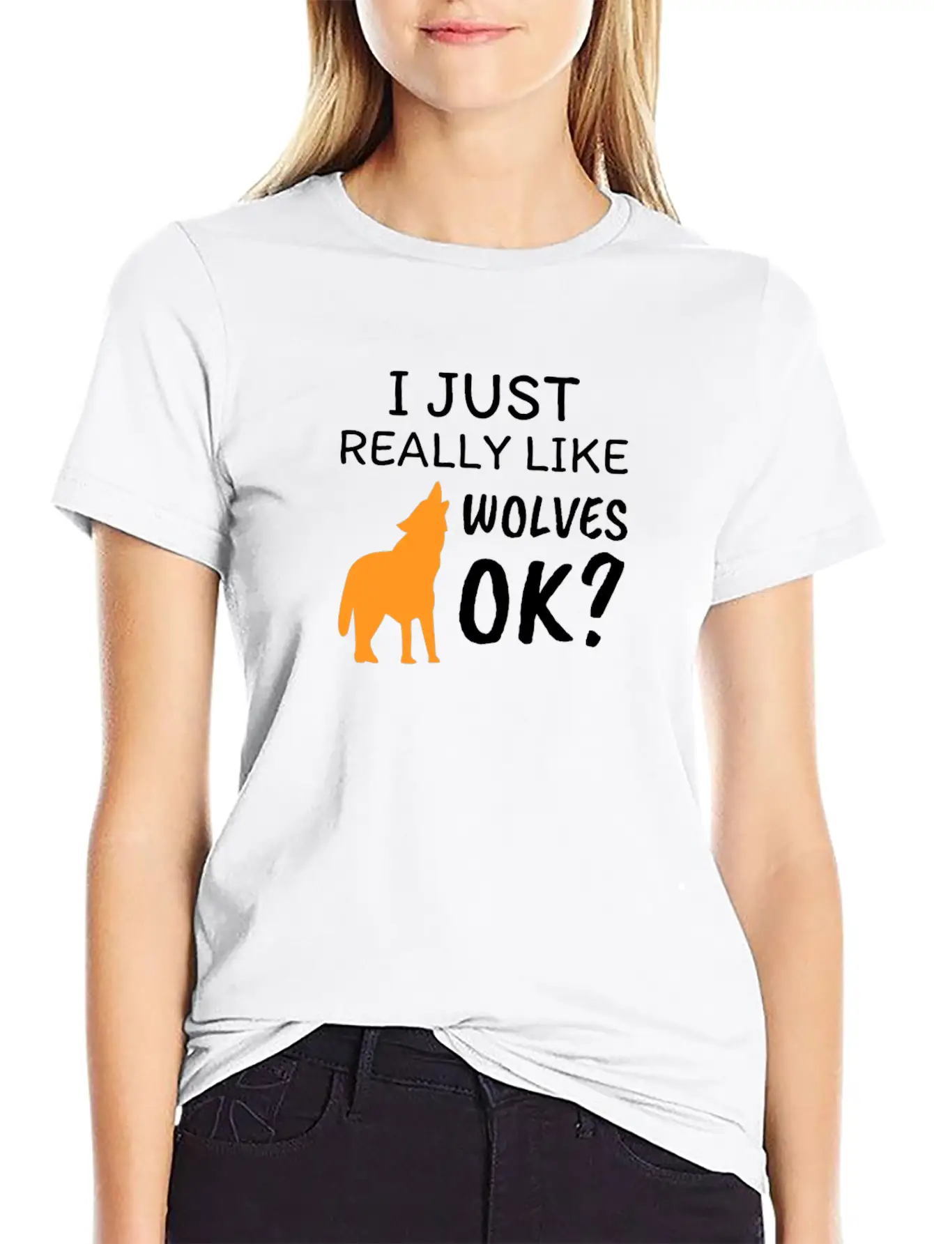 Wolf Soft Cotton Short Sleeve Tee – Unisex Wardrobe Staple