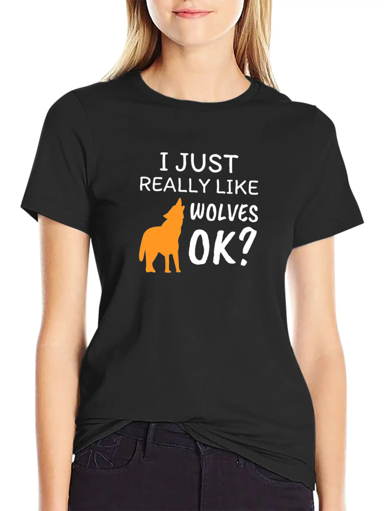 Wolf Soft Cotton Short Sleeve Tee – Unisex Wardrobe Staple