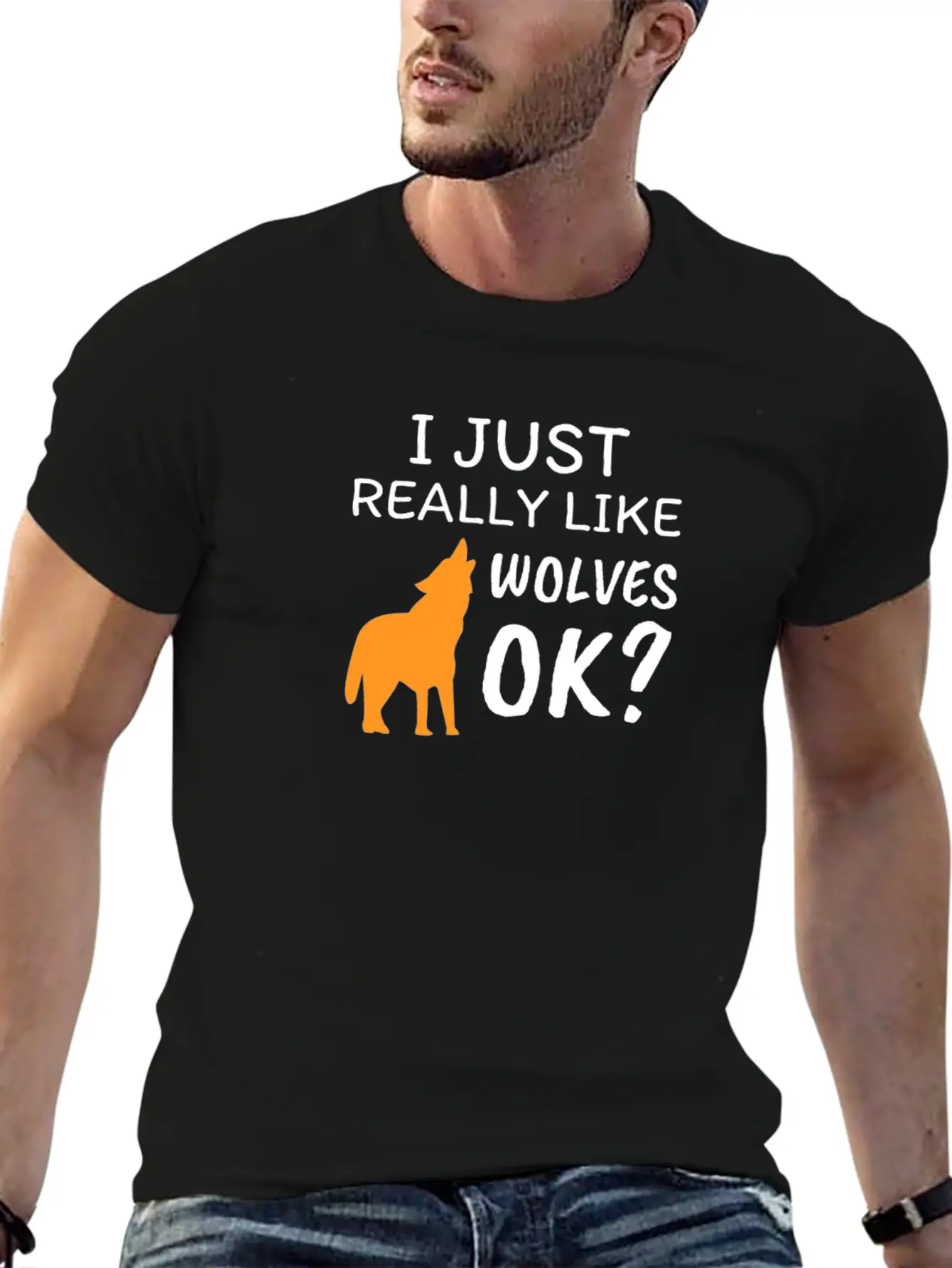 Wolf Soft Cotton Short Sleeve Tee – Unisex Wardrobe Staple