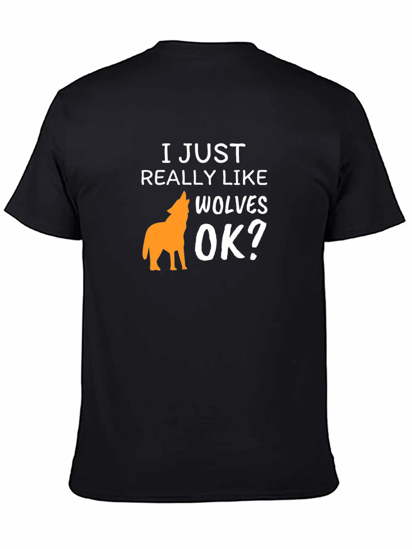 Wolf Soft Cotton Short Sleeve Tee – Unisex Wardrobe Staple