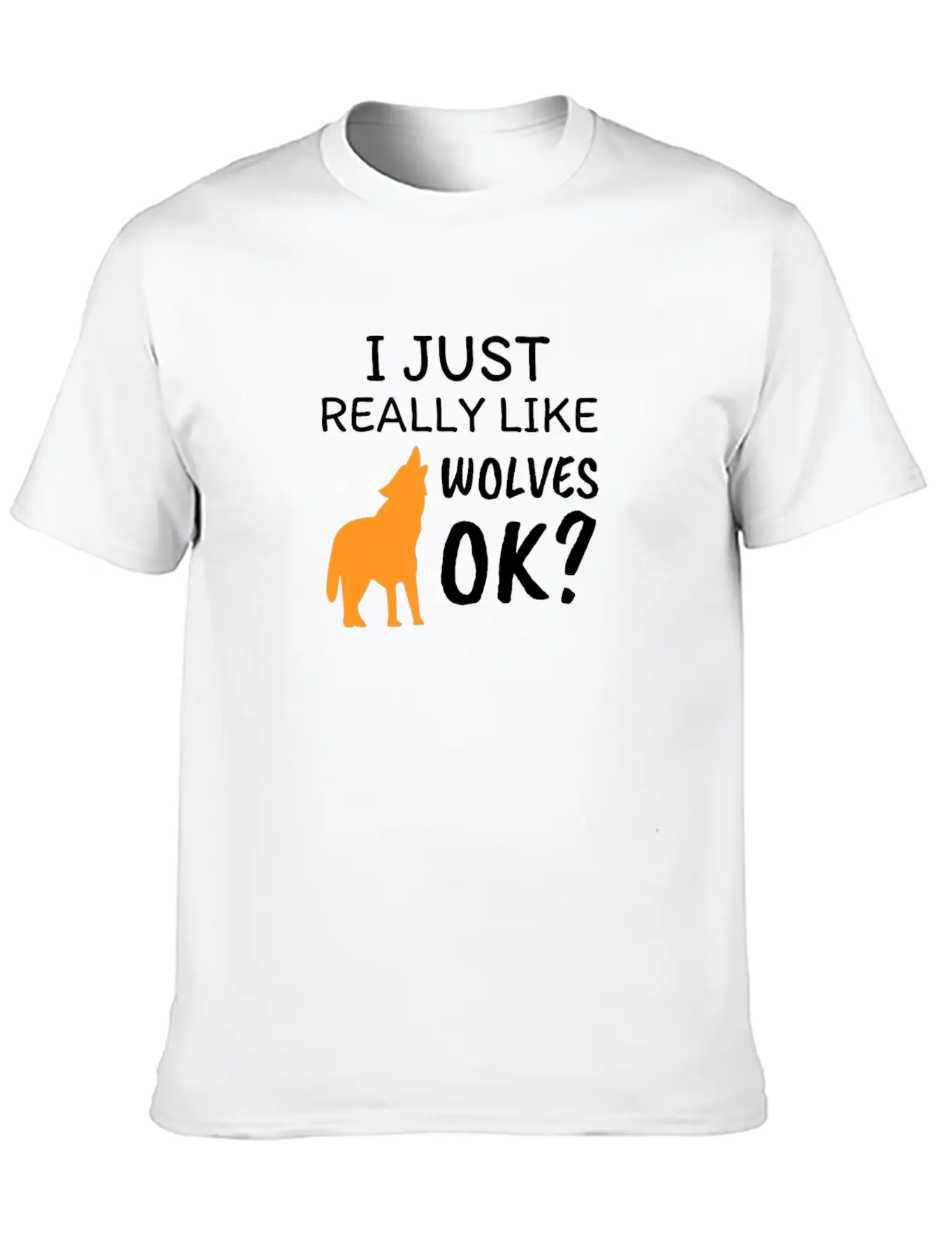 Wolf Soft Cotton Short Sleeve Tee – Unisex Wardrobe Staple