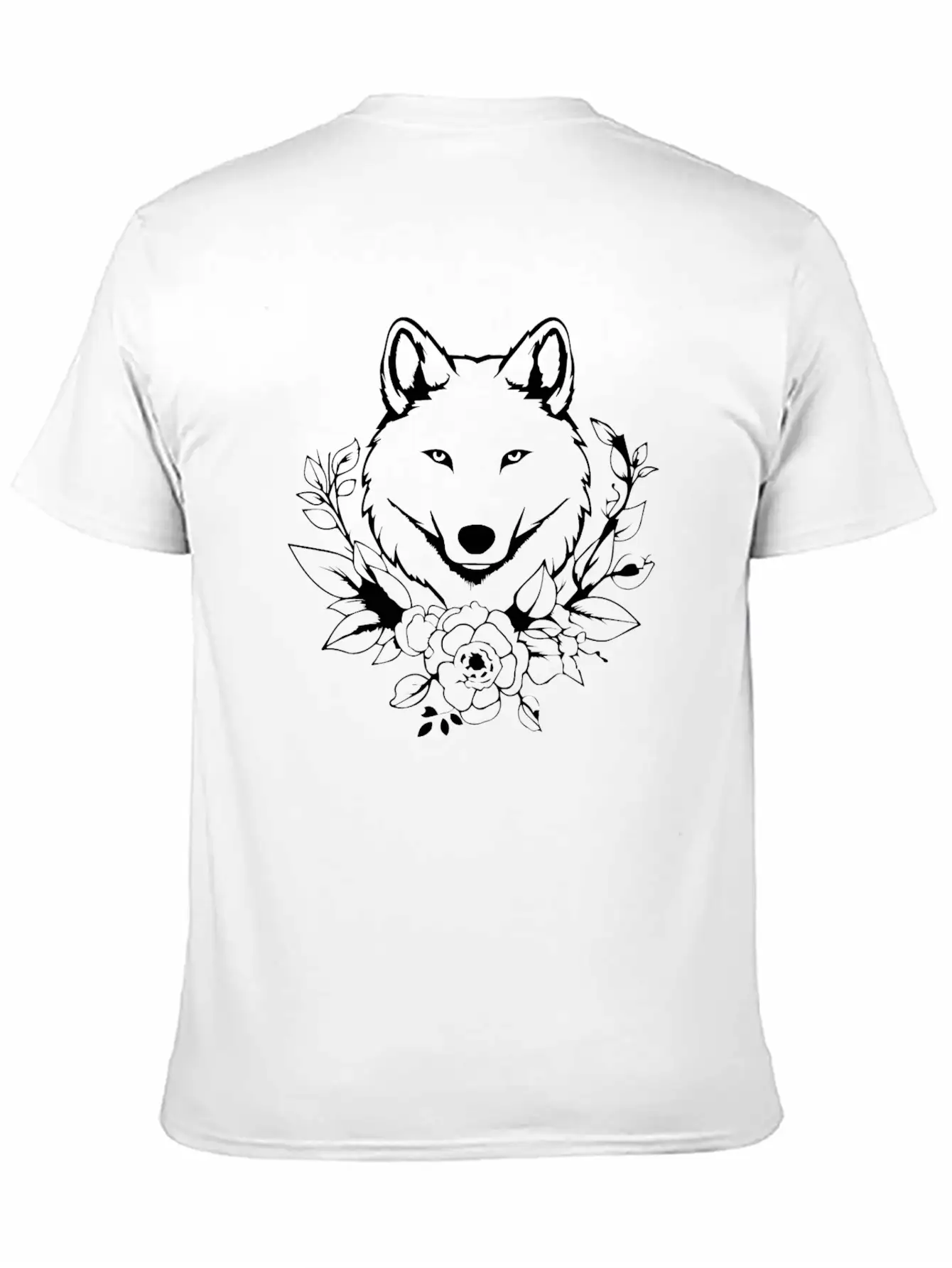 Wolf Unisex Casual T-Shirt – Clean Design For Daily Comfort