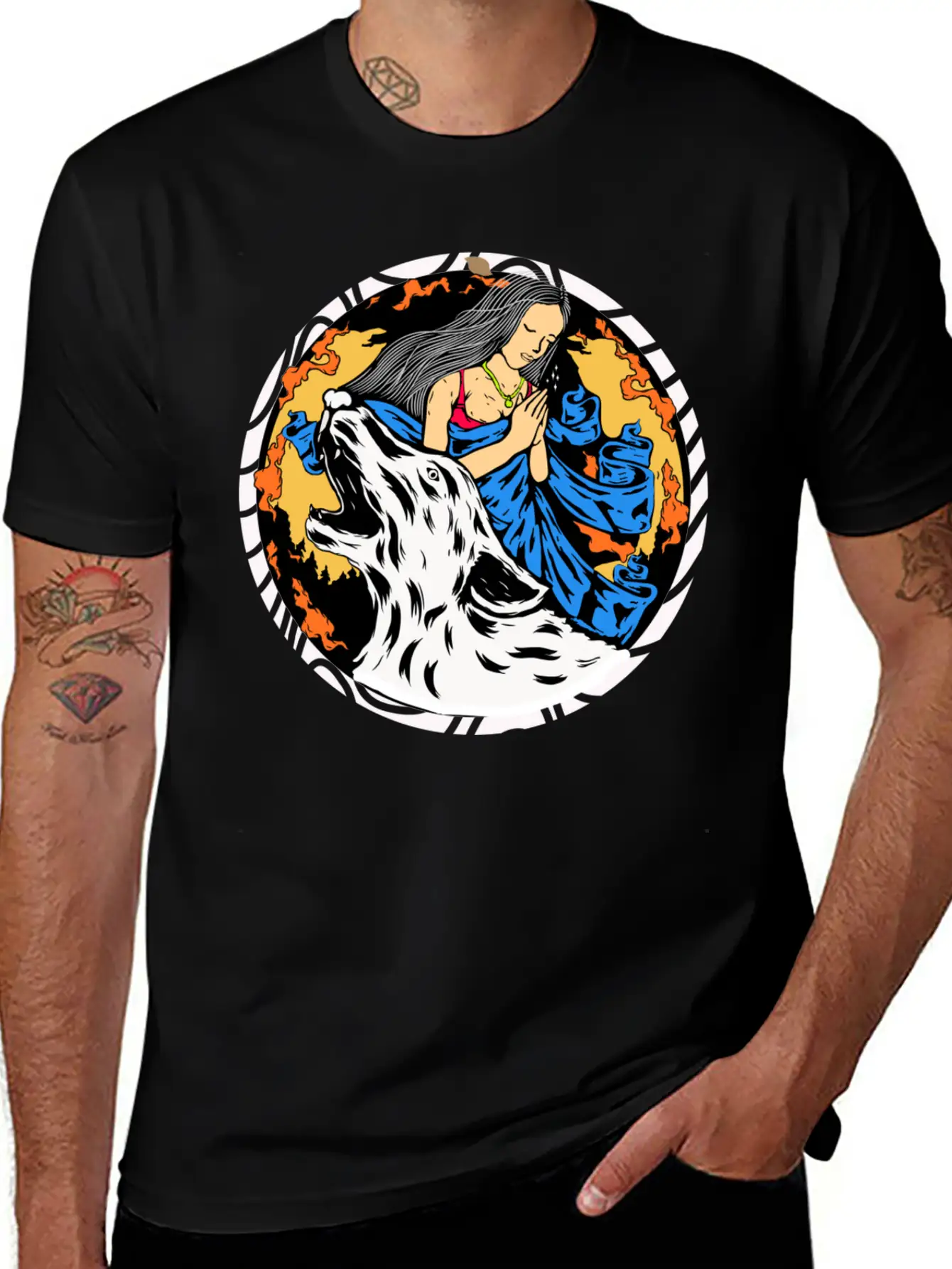 Wolf Wish Unisex Casual T-Shirt – Clean Design For Daily Comfort