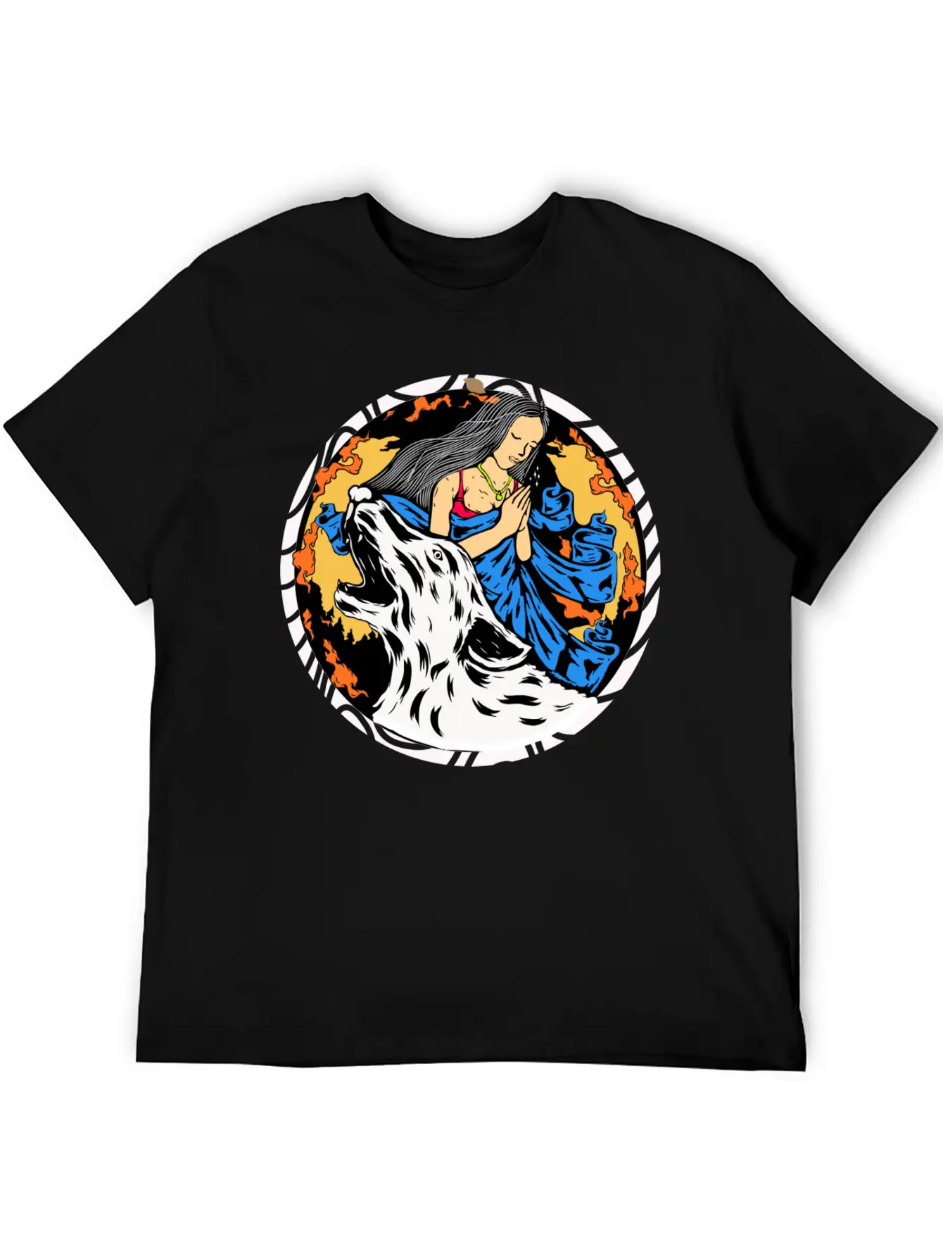 Wolf Wish Unisex Casual T-Shirt – Clean Design For Daily Comfort