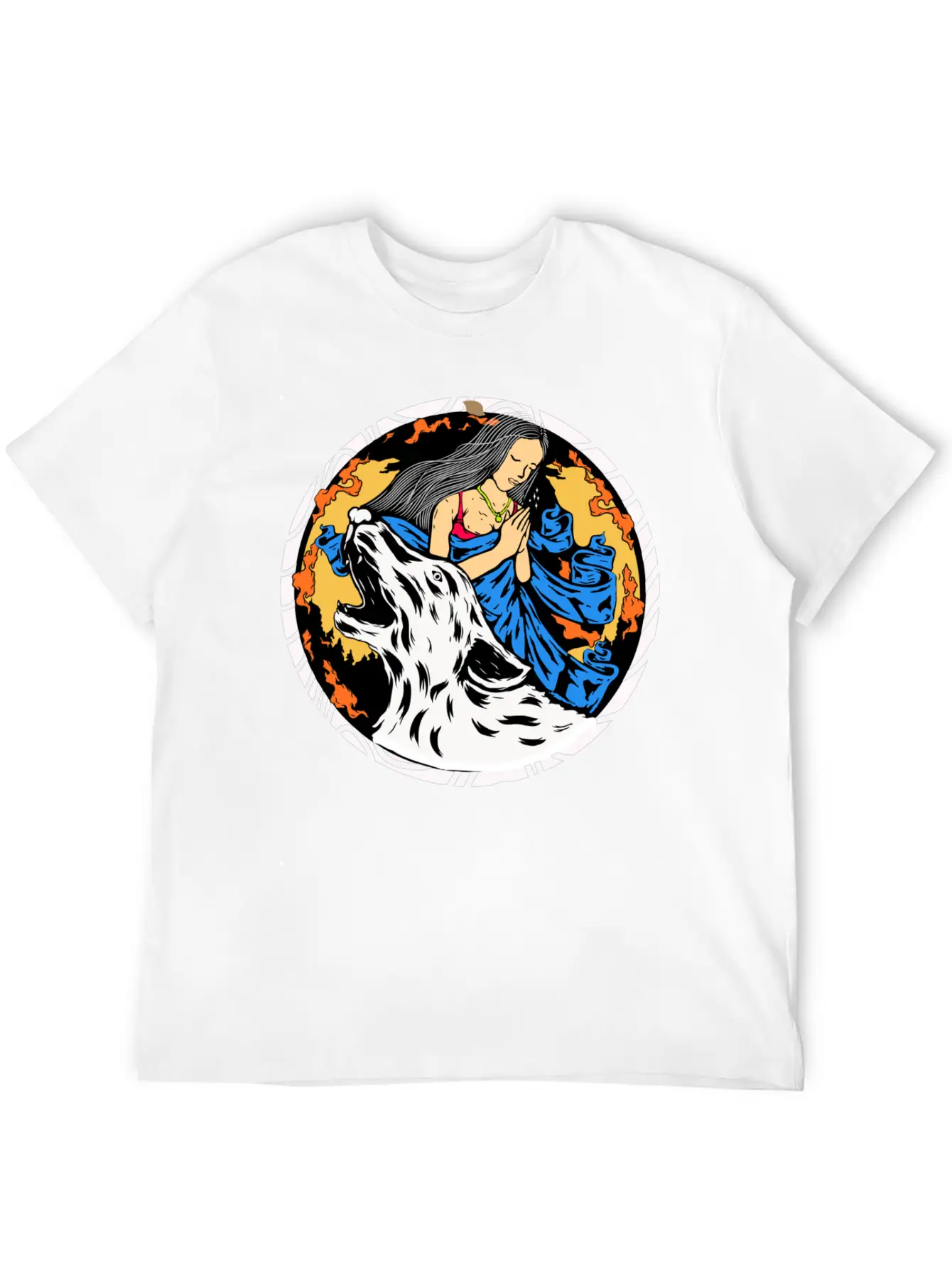 Wolf Wish Unisex Casual T-Shirt – Clean Design For Daily Comfort