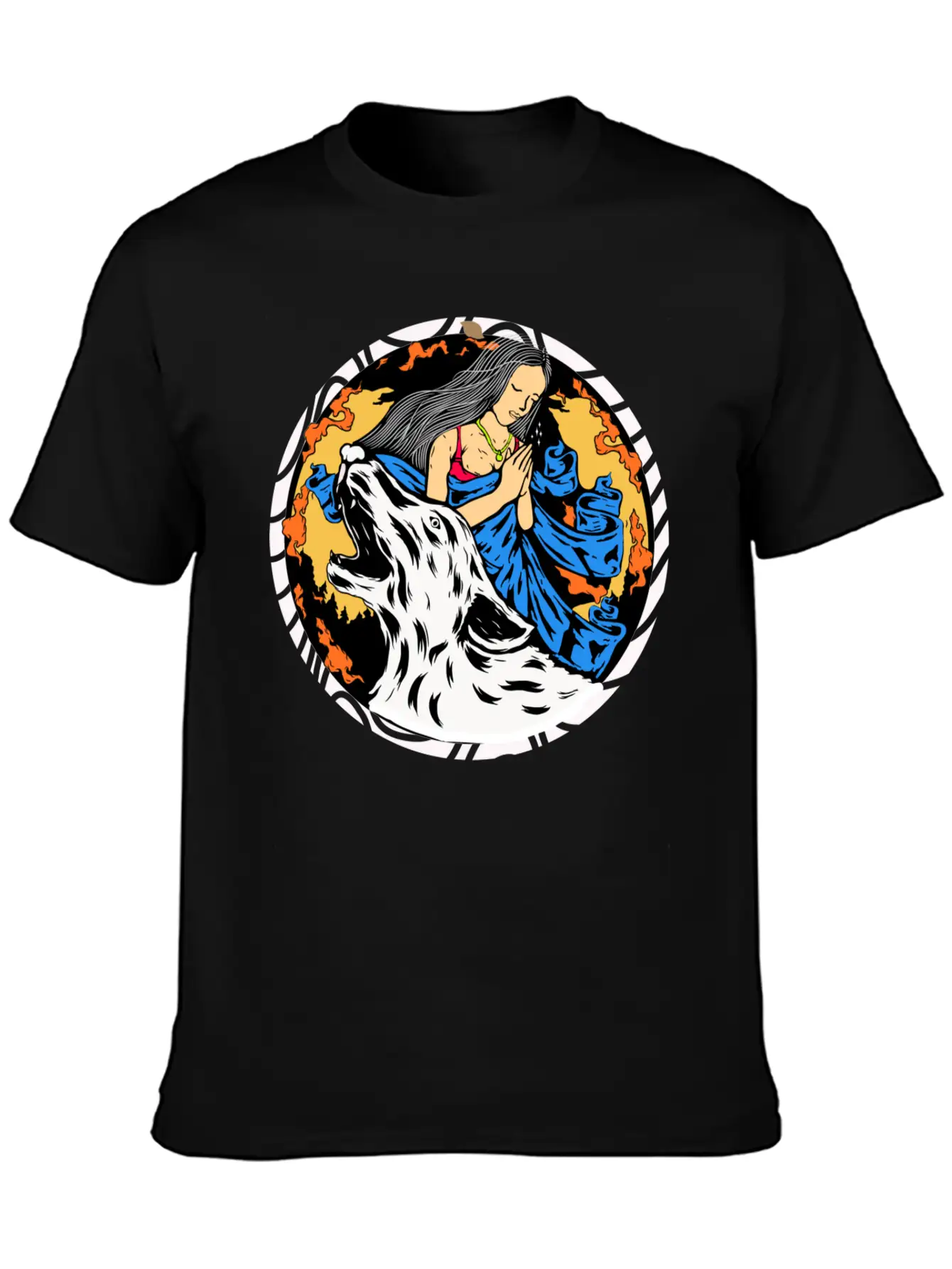Wolf Wish Unisex Casual T-Shirt – Clean Design For Daily Comfort