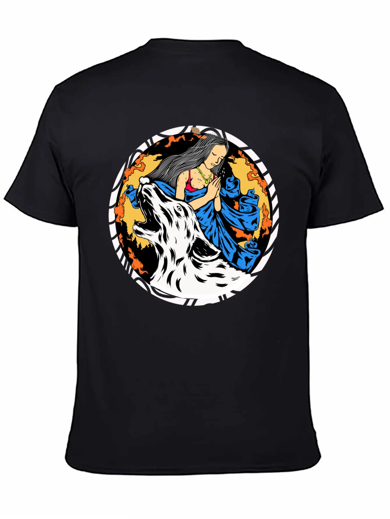 Wolf Wish Unisex Casual T-Shirt – Clean Design For Daily Comfort