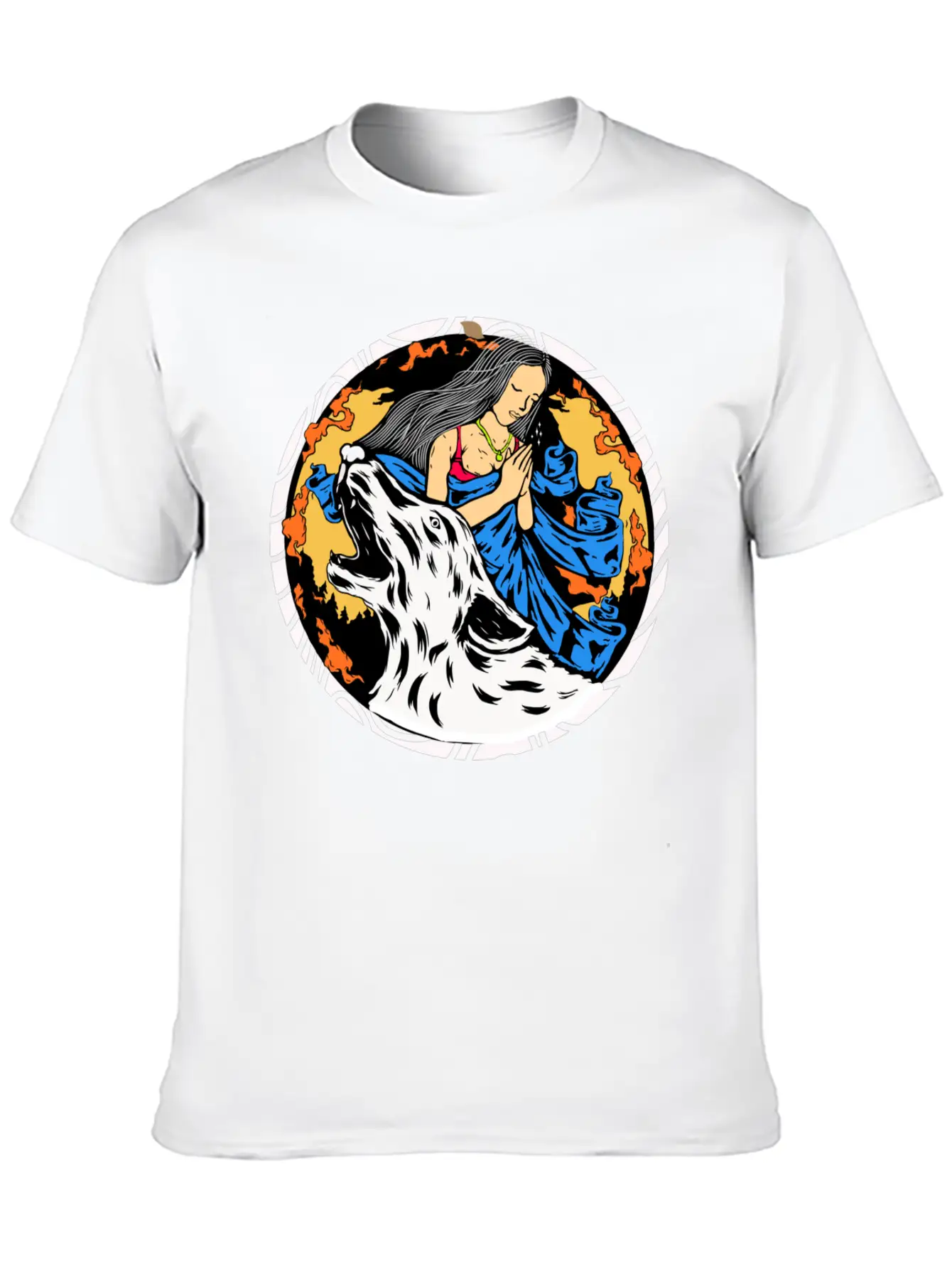 Wolf Wish Unisex Casual T-Shirt – Clean Design For Daily Comfort