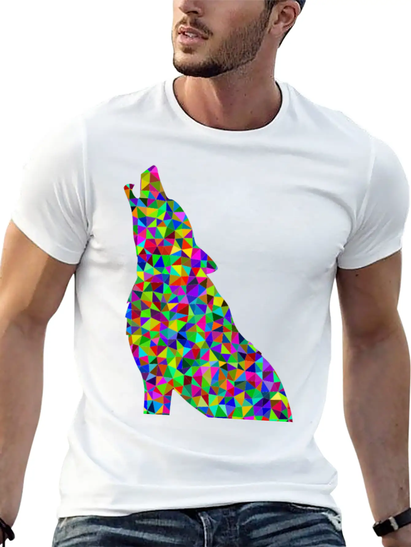 Wolf Wolfes Wolves Tribal71 Modern Fit Casual T-Shirt ��� Clean And Versatile Design